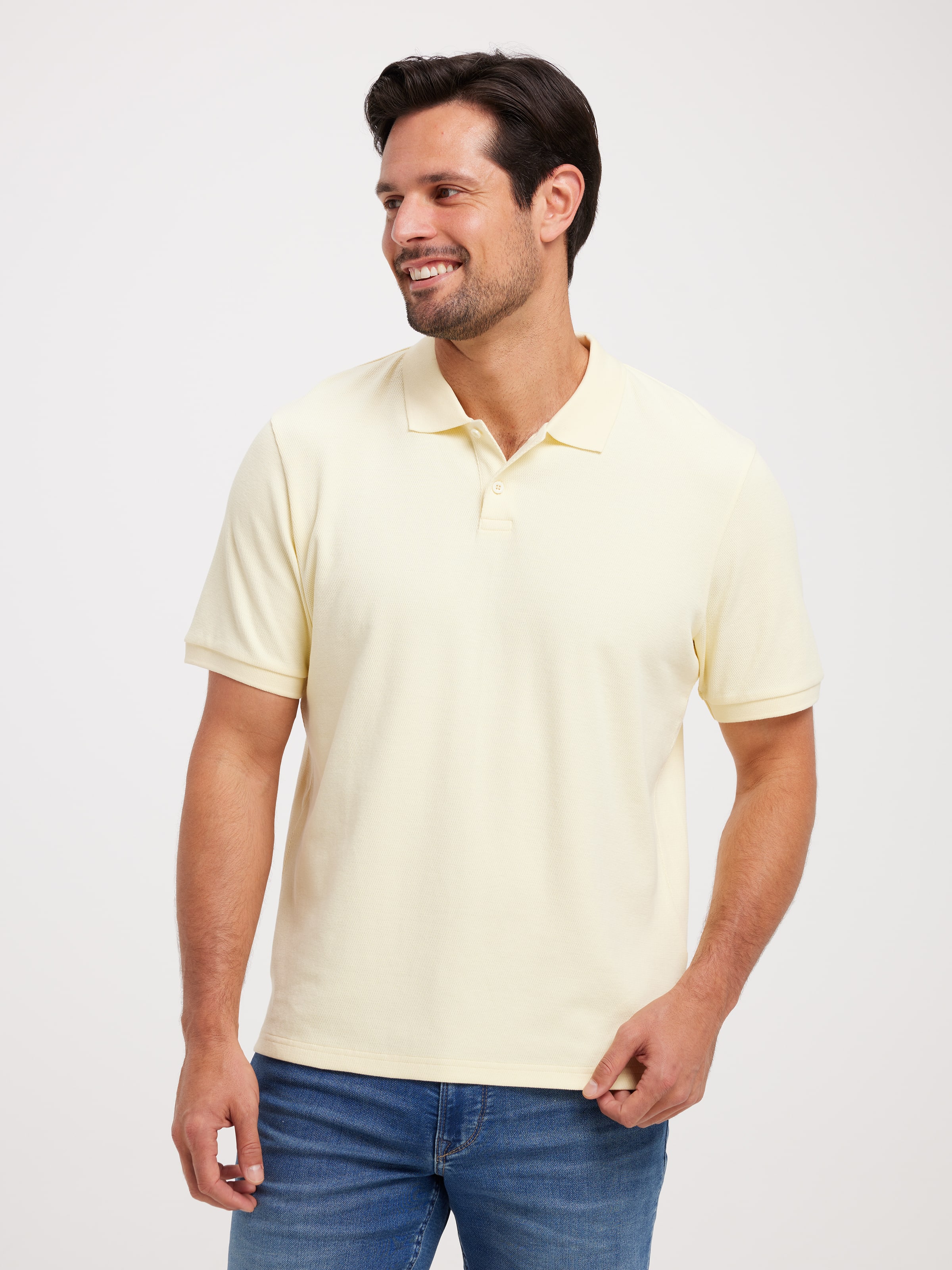 Short Sleeve Relaxed Polo