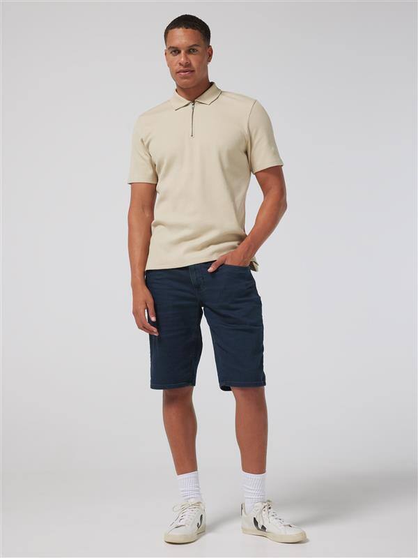 Short Sleeve Zip Polo