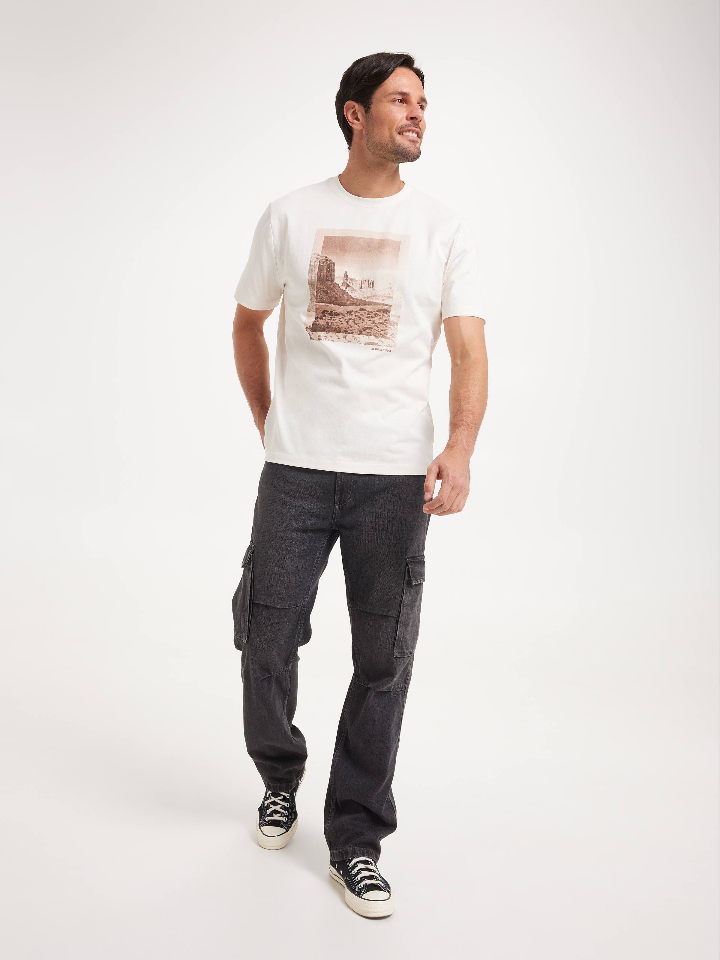 Tonal Block Western Tee