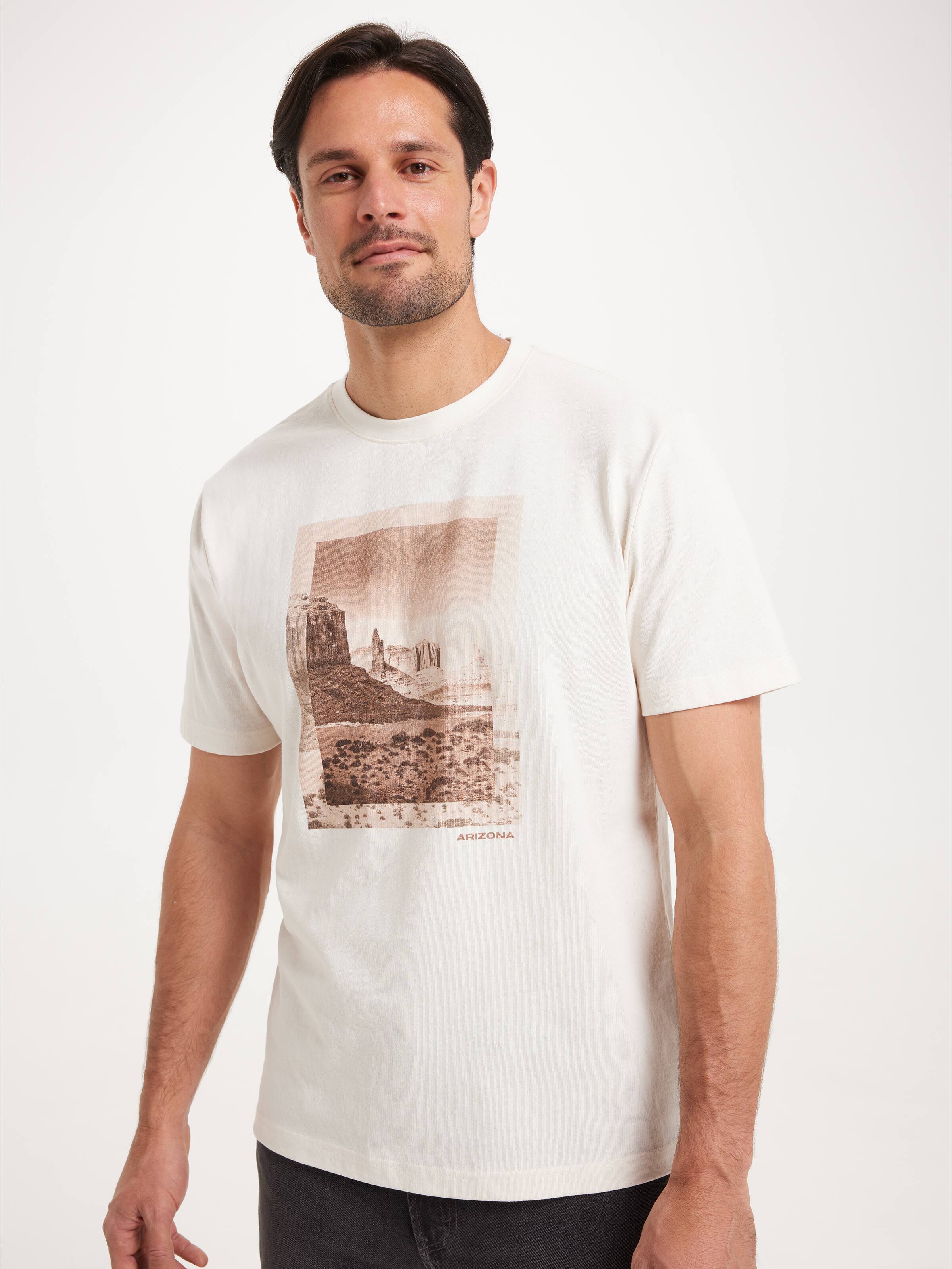 Tonal Block Western Tee