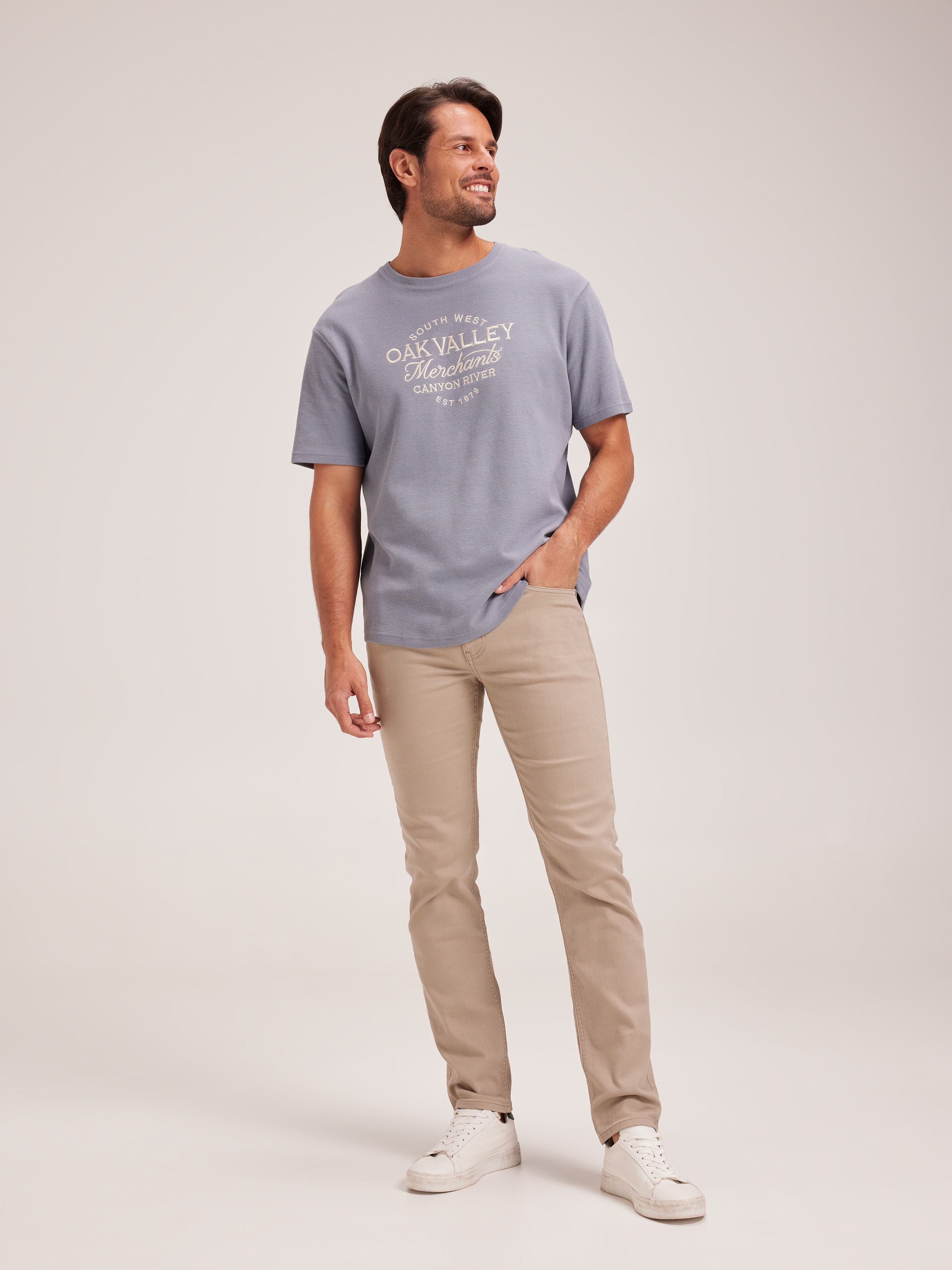 Textured Graphic Tee