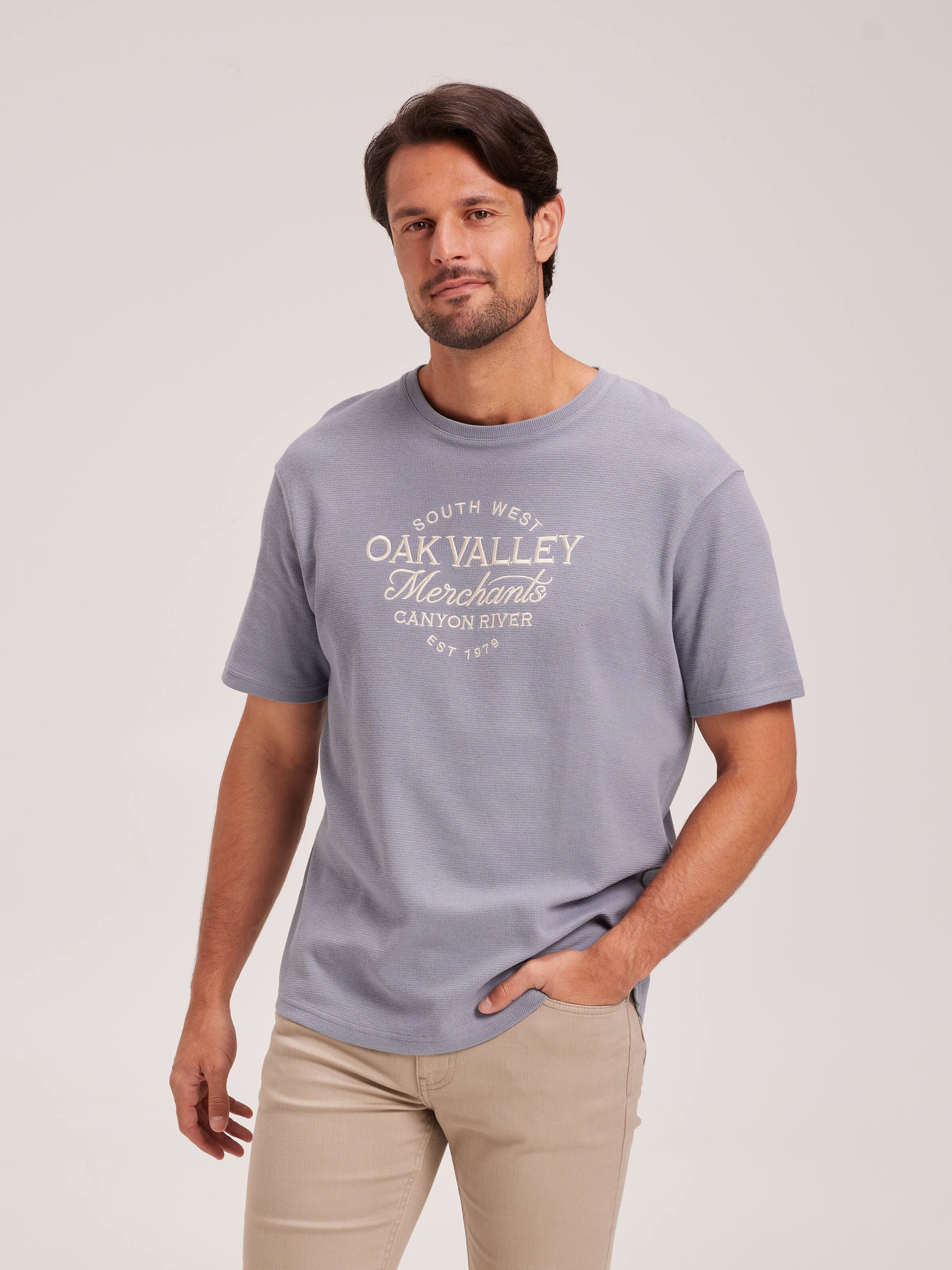 Textured Graphic Tee
