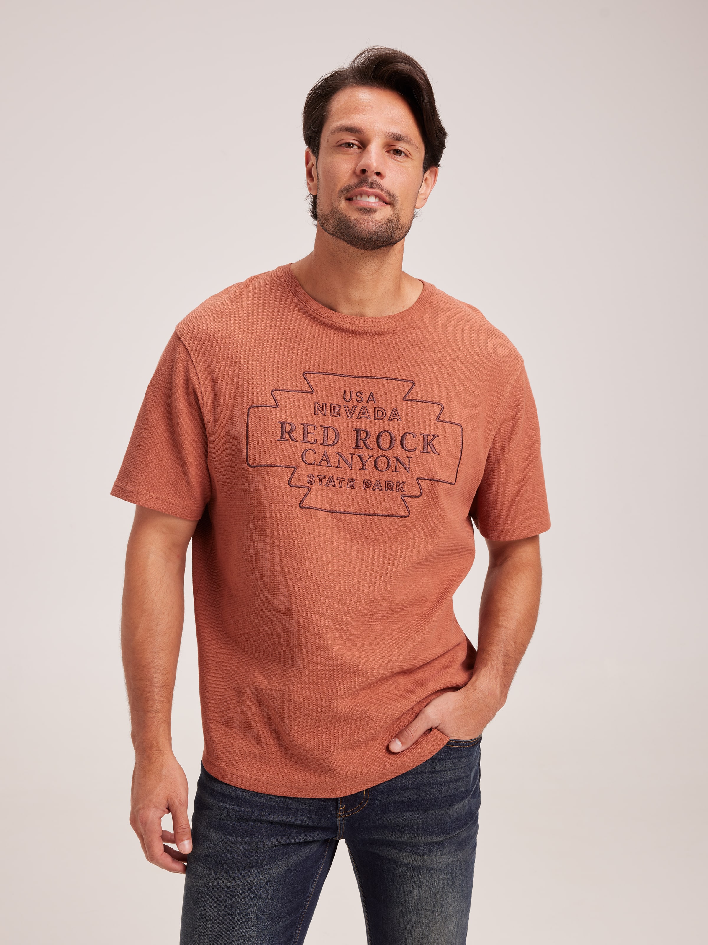 Textured Graphic Tee
