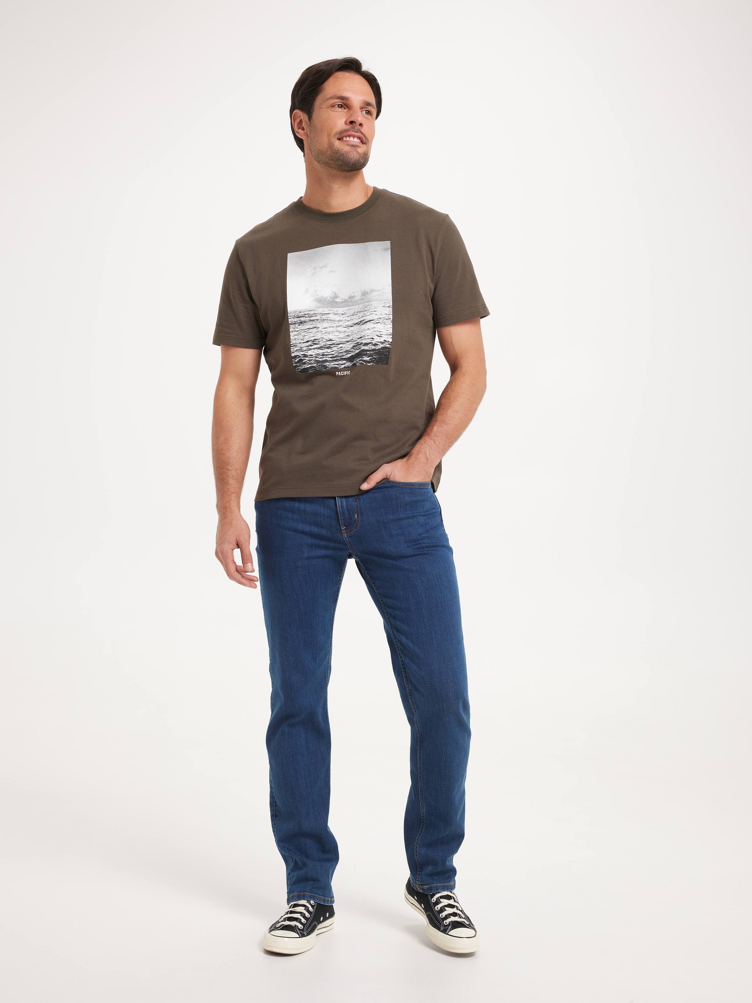 Tonal Block Ocean Tee