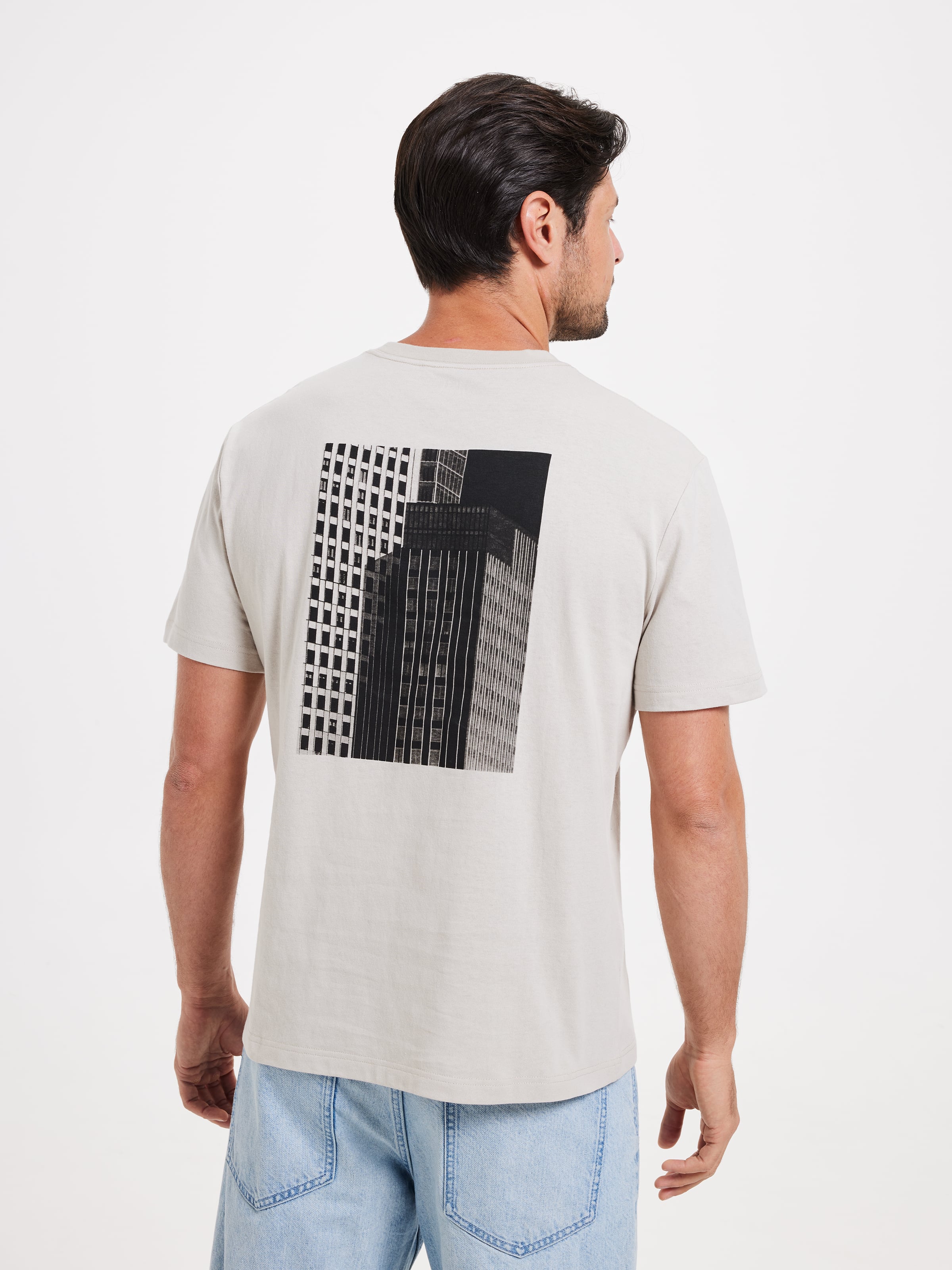 Tonal Block Casual Tee
