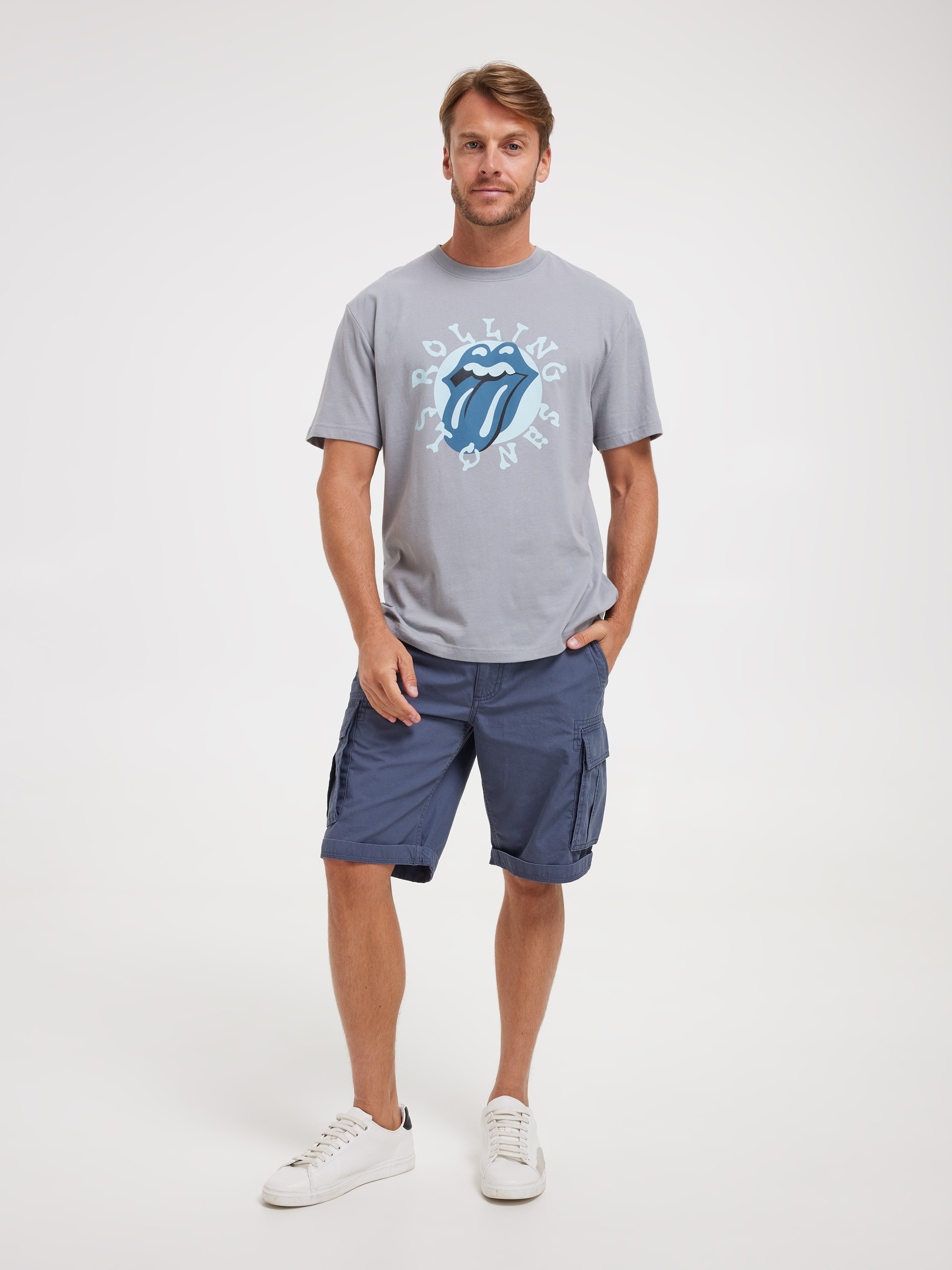 Short Sleeve License Rolling Stones