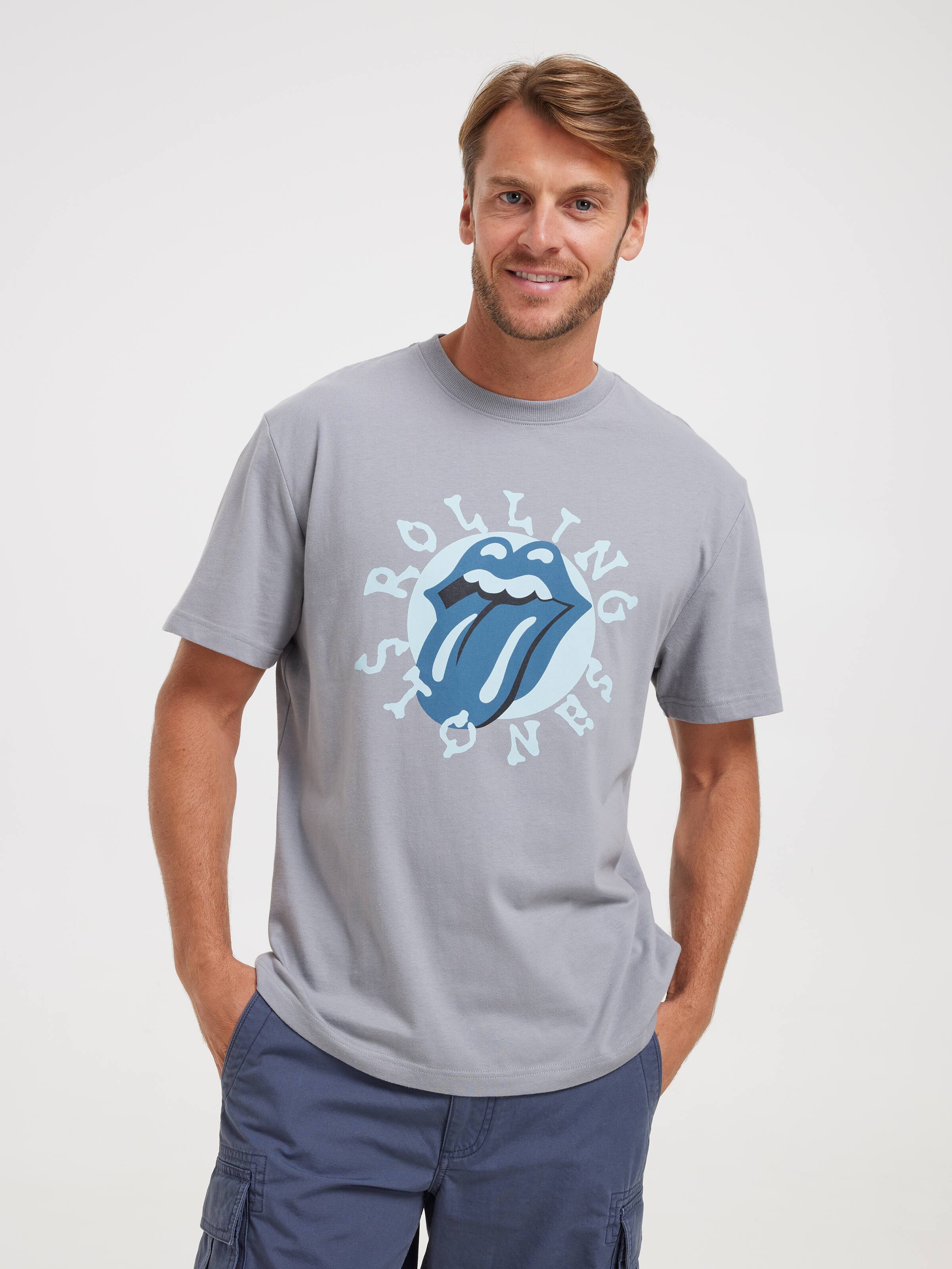 Short Sleeve License Rolling Stones