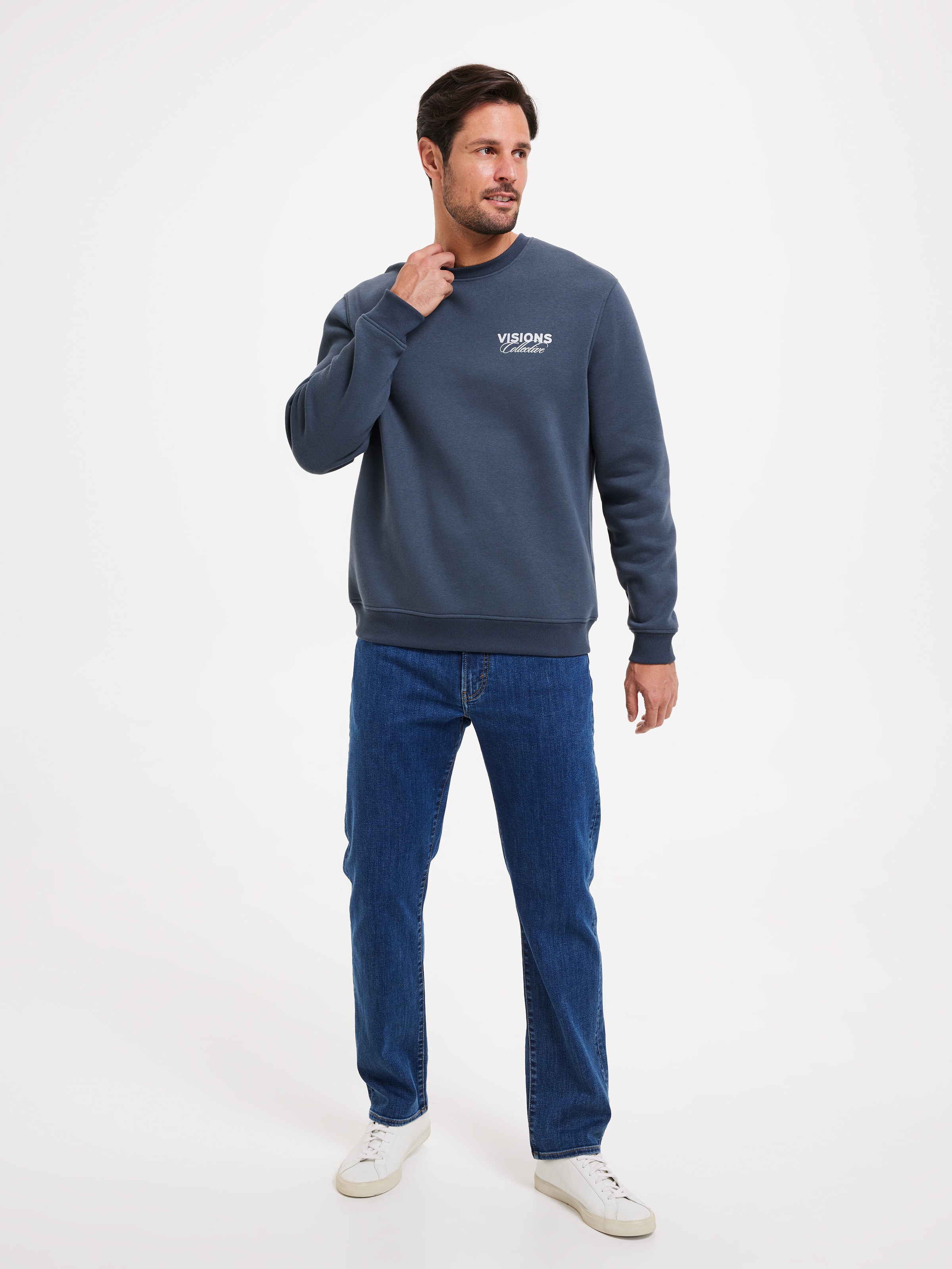 Long Sleeve Printed Crew