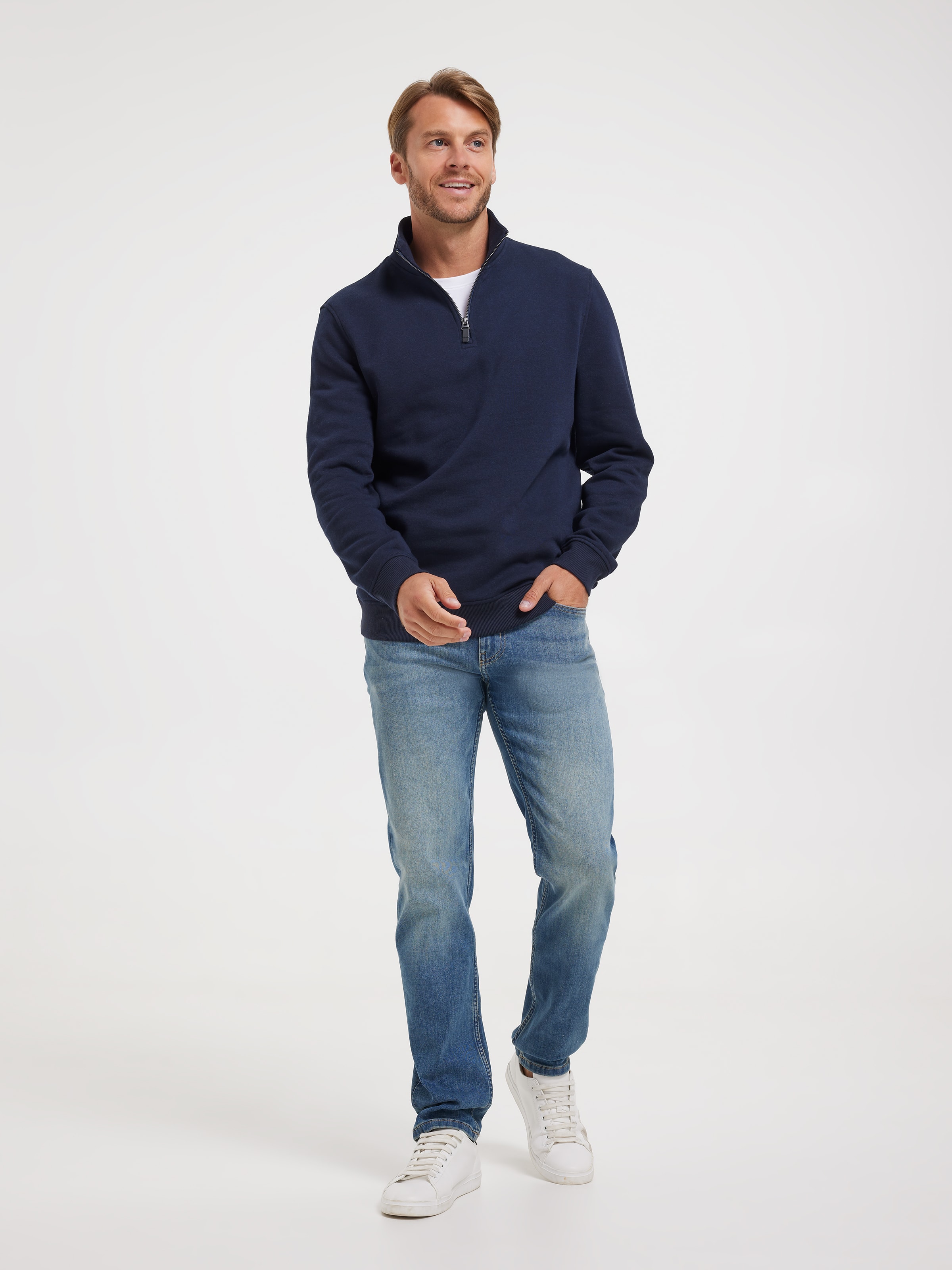 Quarter Zip College Sweat