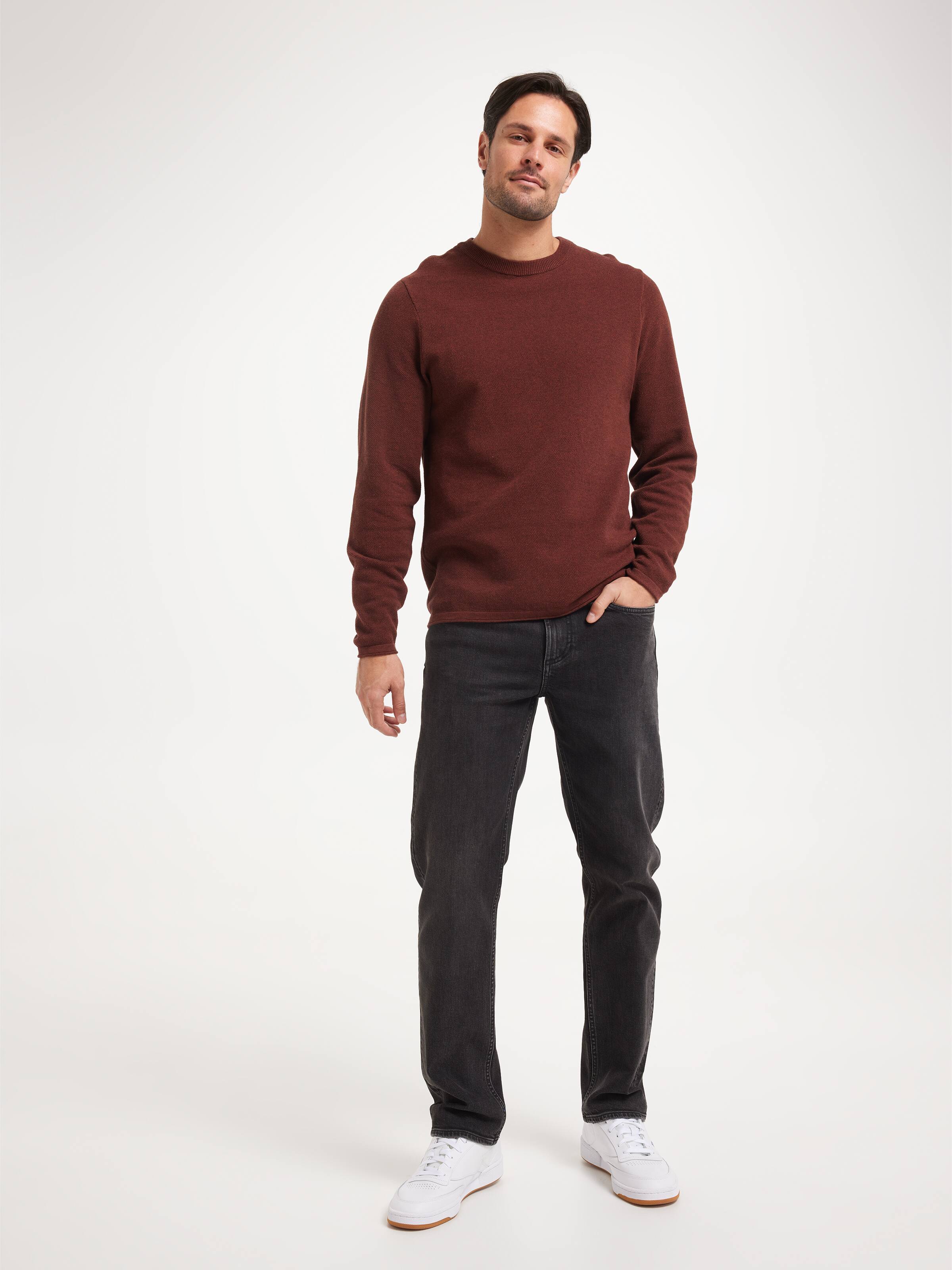 Mini Texture Crew Knit