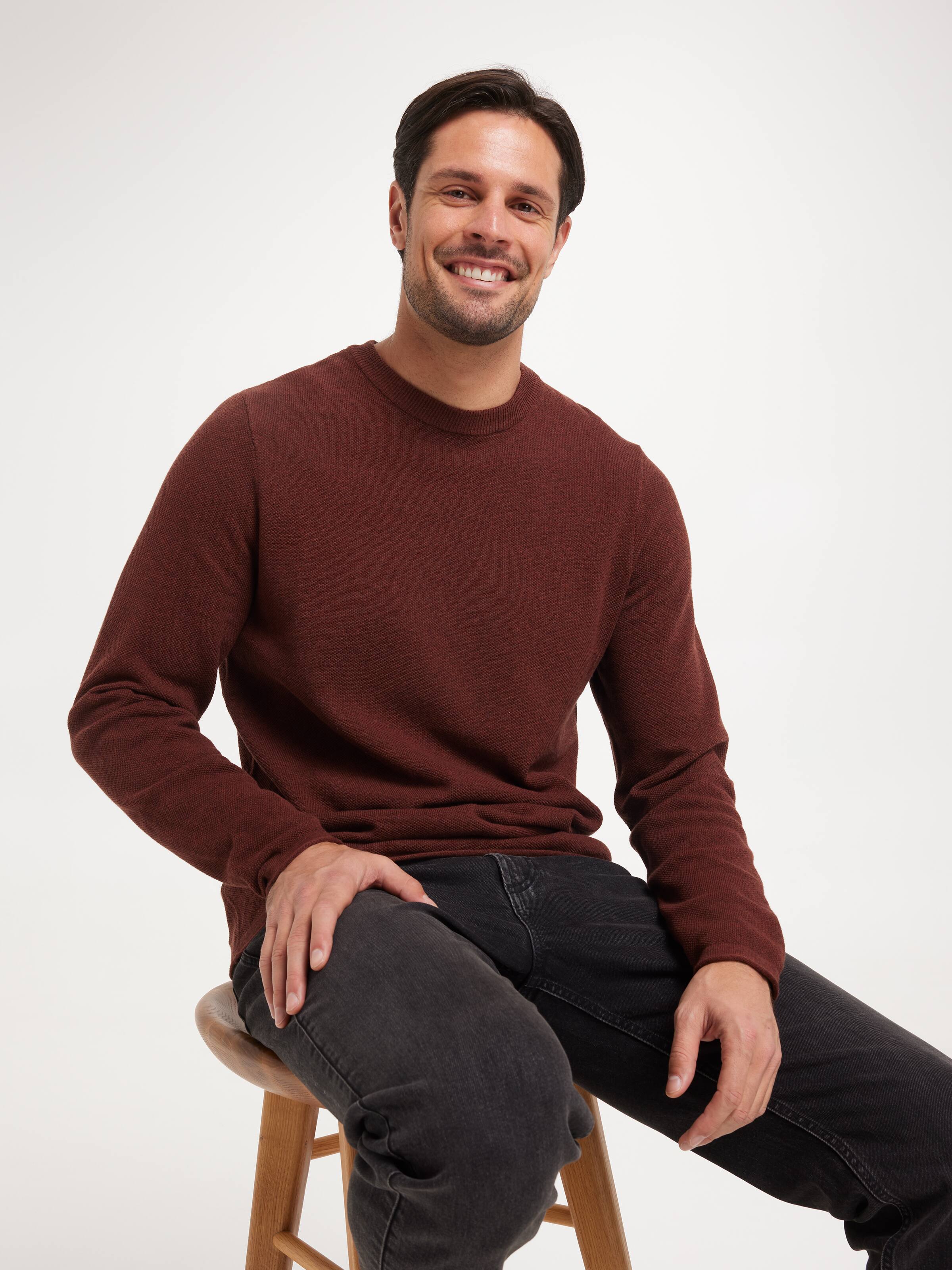 Mini Texture Crew Knit