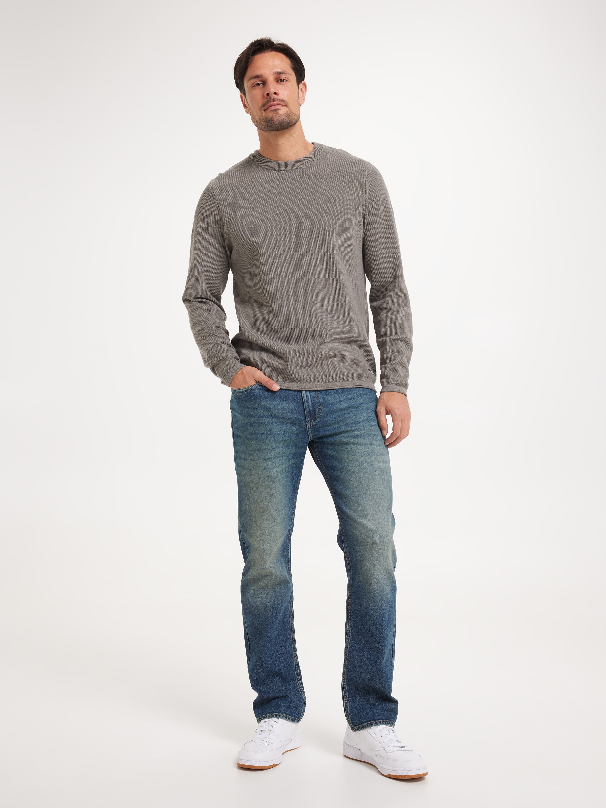 Mini Texture Crew Knit