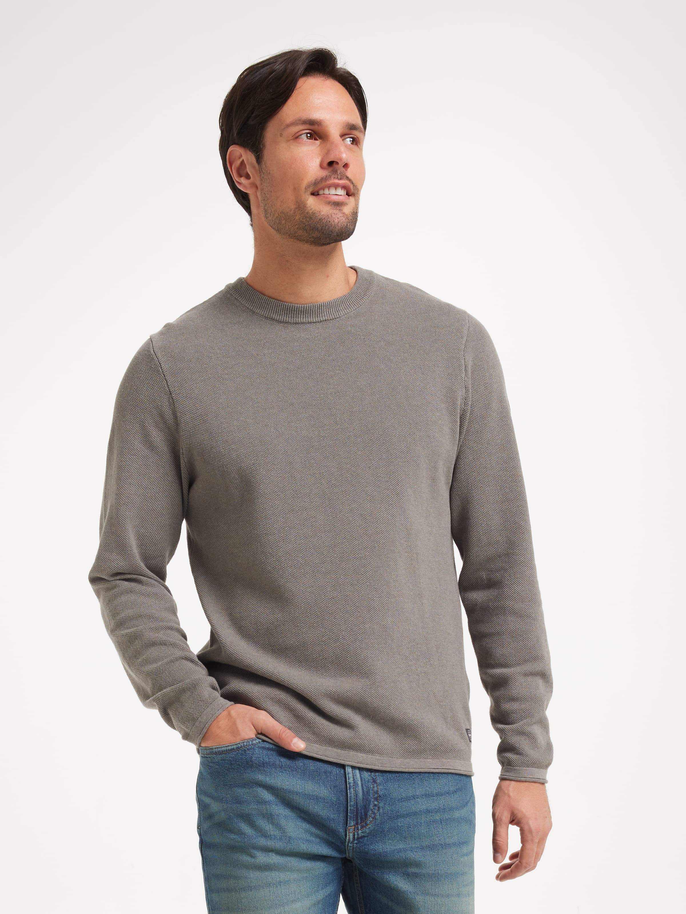 Mini Texture Crew Knit