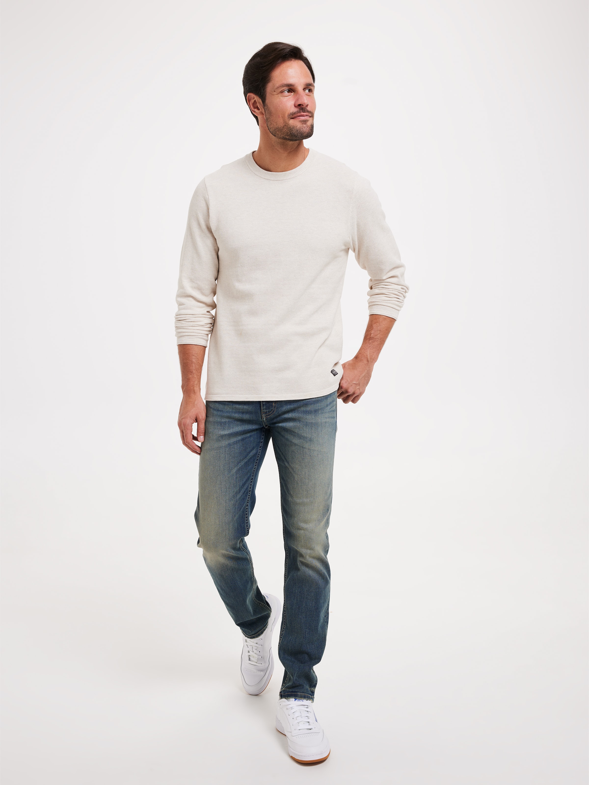 Mini Texture Crew Knit