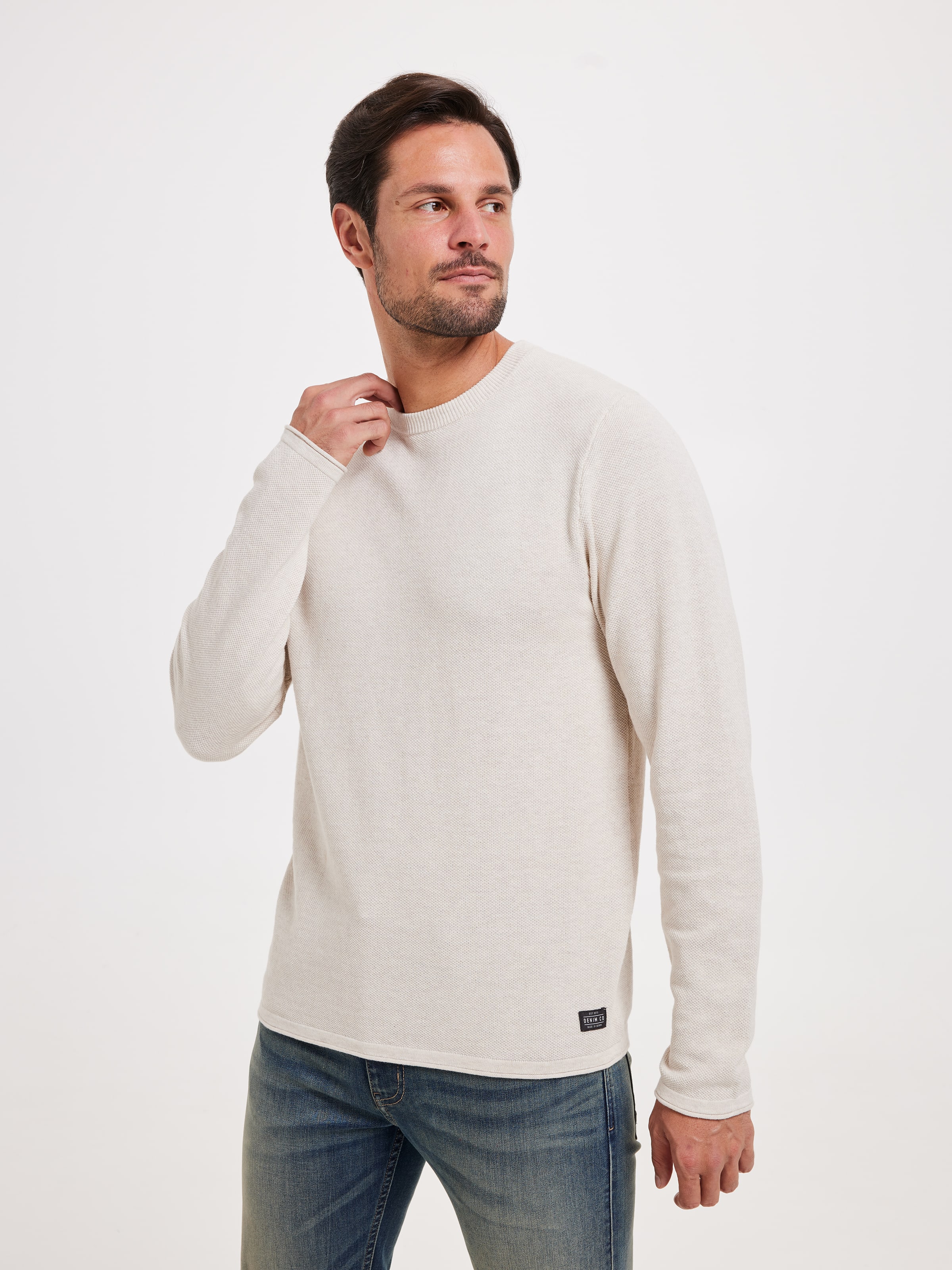 Mini Texture Crew Knit