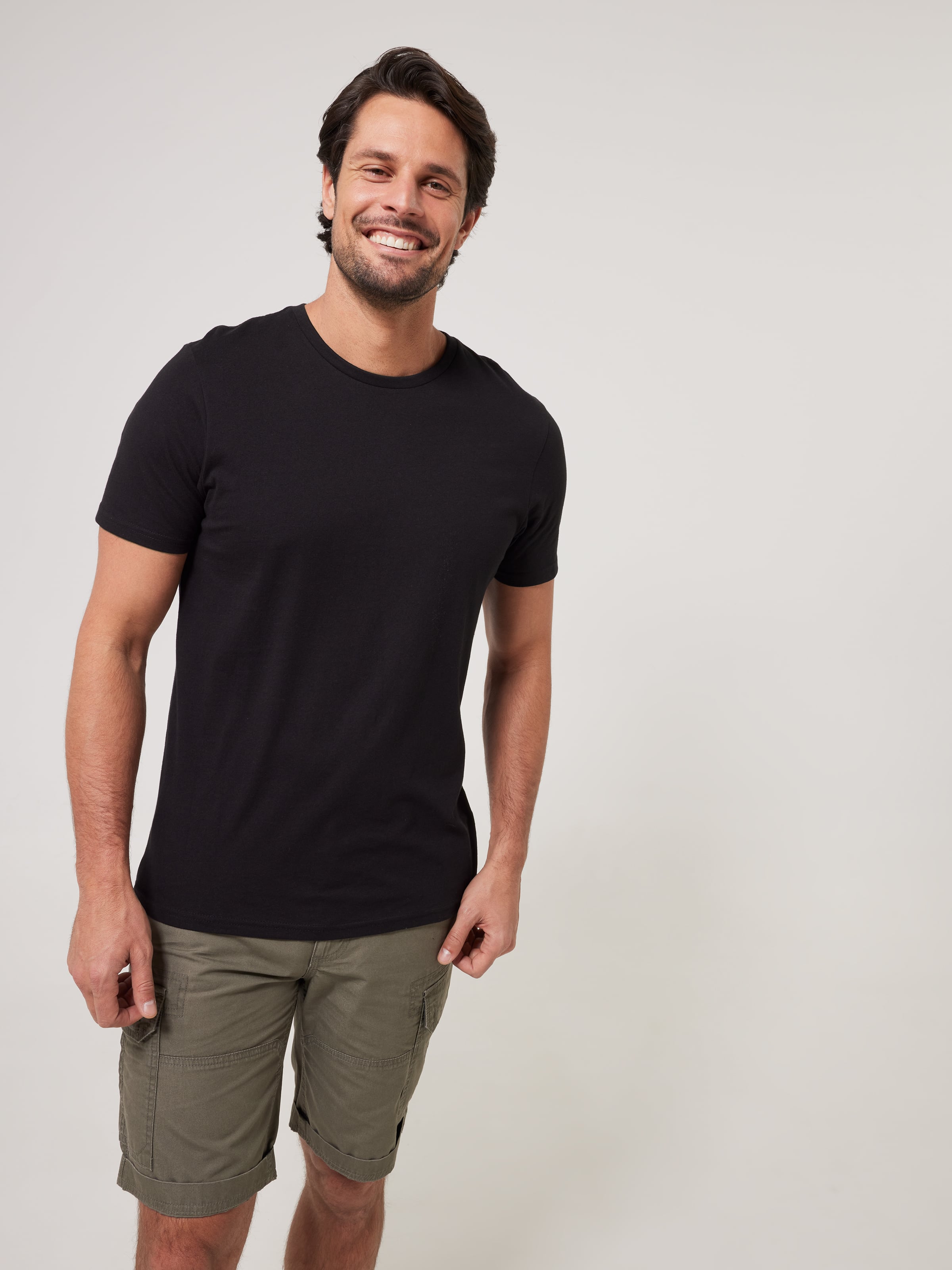 Basic Crew Plain Tee
