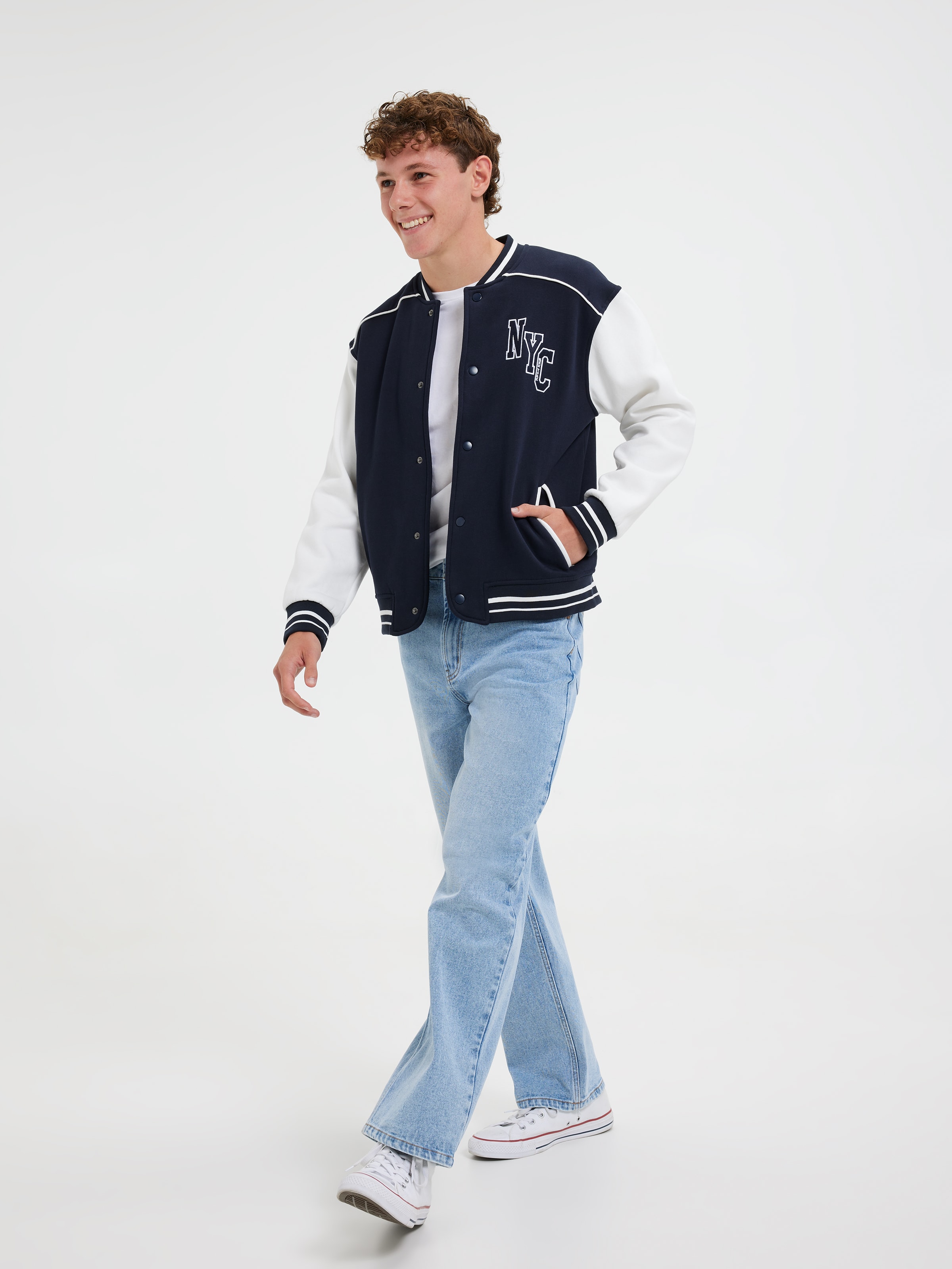 Kids Varsity Bomber Jacket