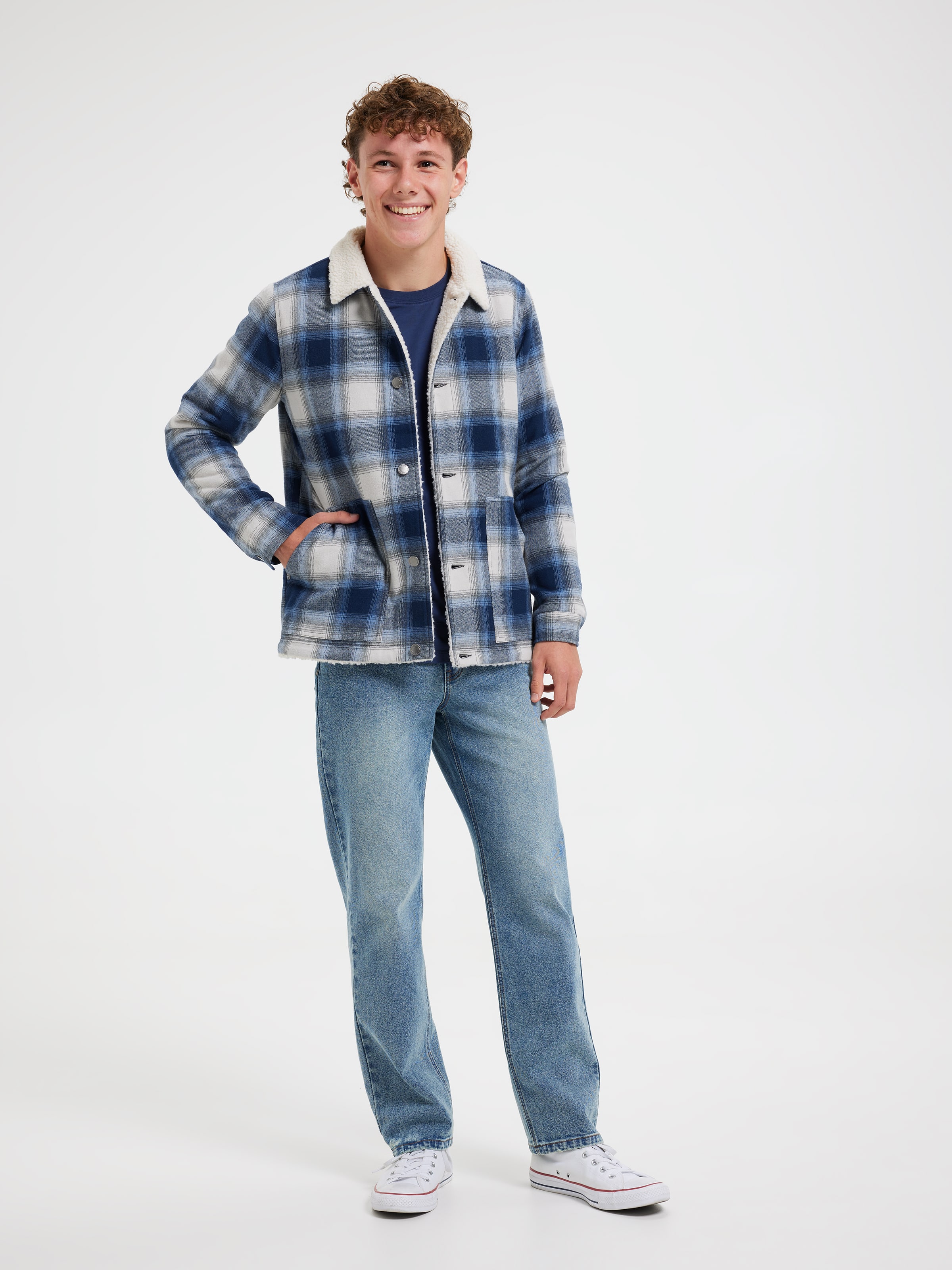 Boys Sherpa Shacket