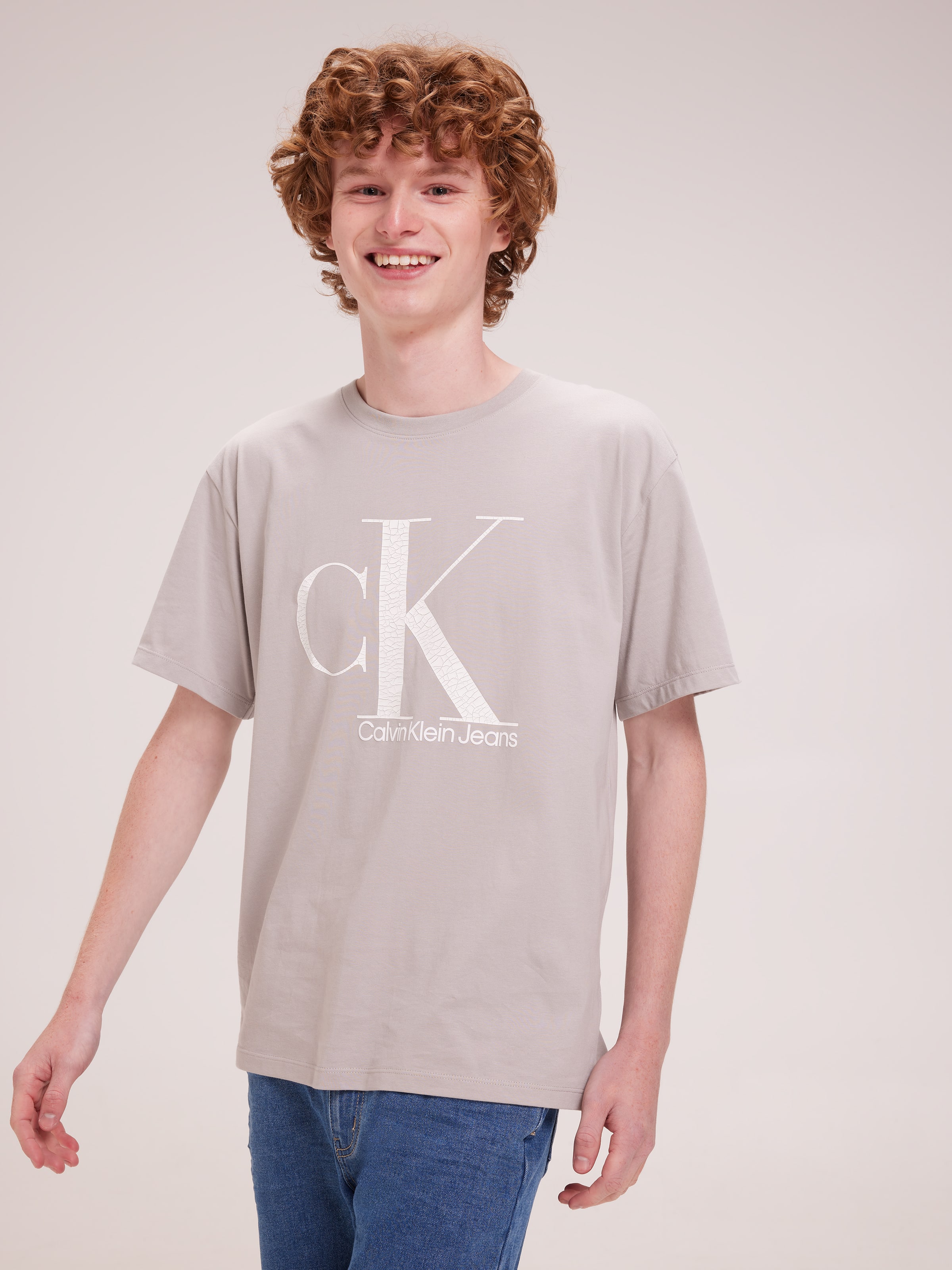 Boys Marble Monogram Tee