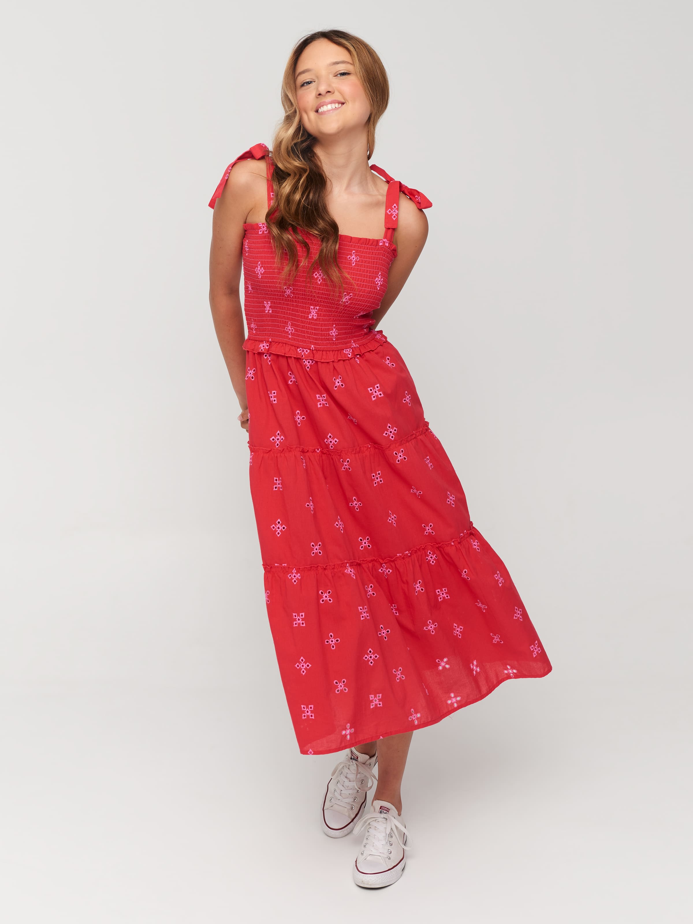 Girls Rose Maxi Dress