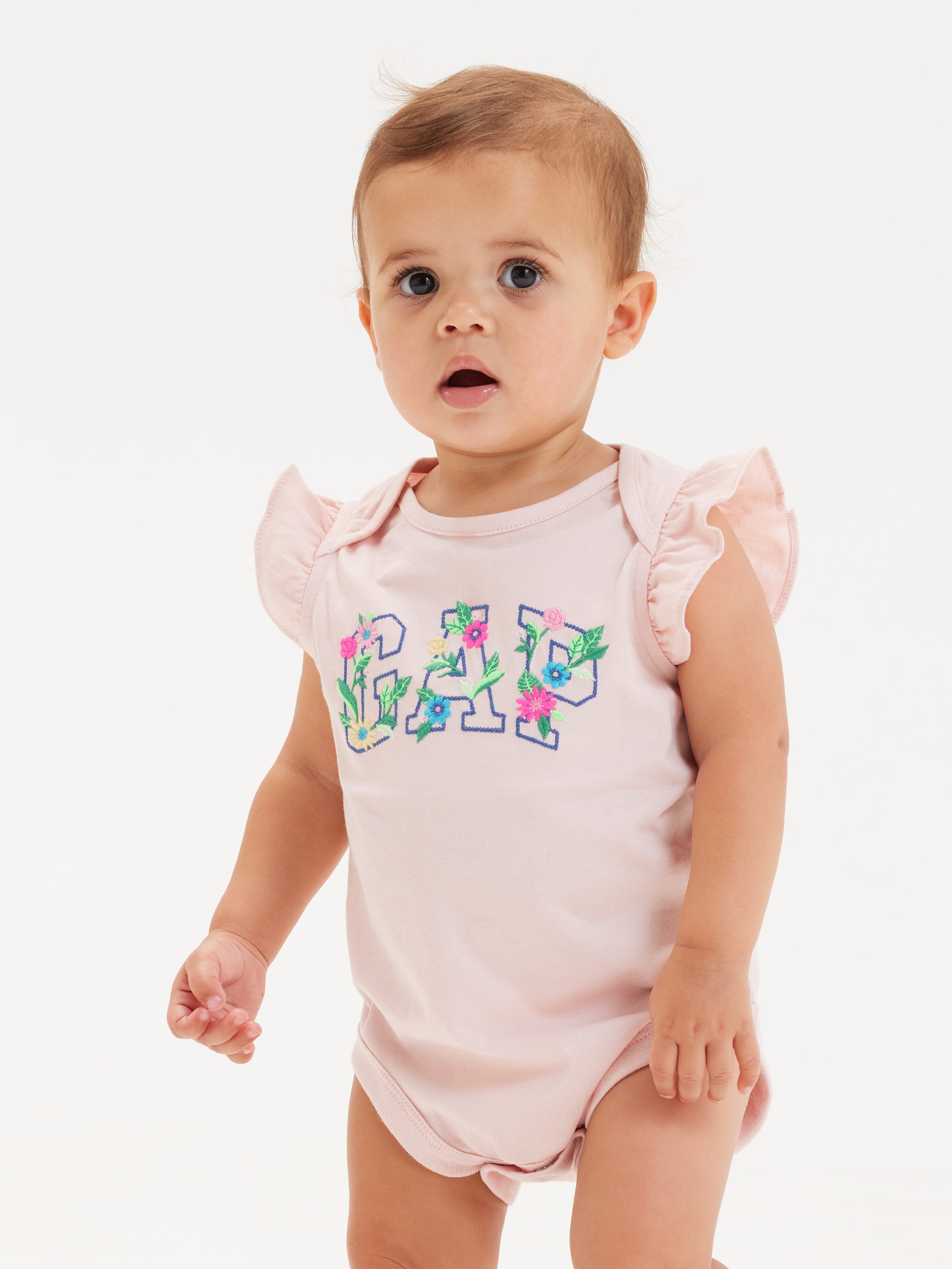 Baby Girls Logo Bodysuit