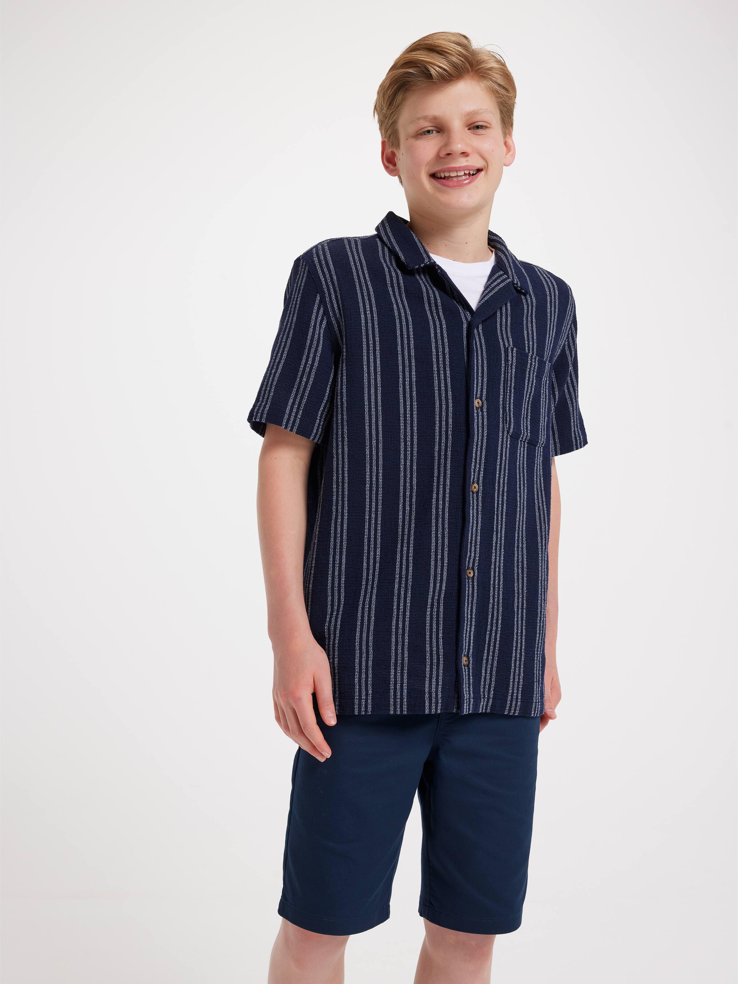 Boys Jacob Textured Shirt