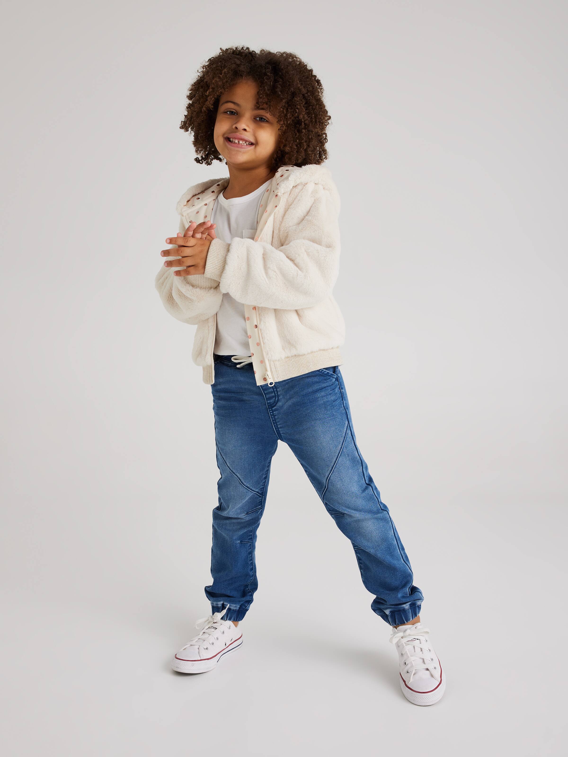 Junior Girls Rose Teddy Jacket