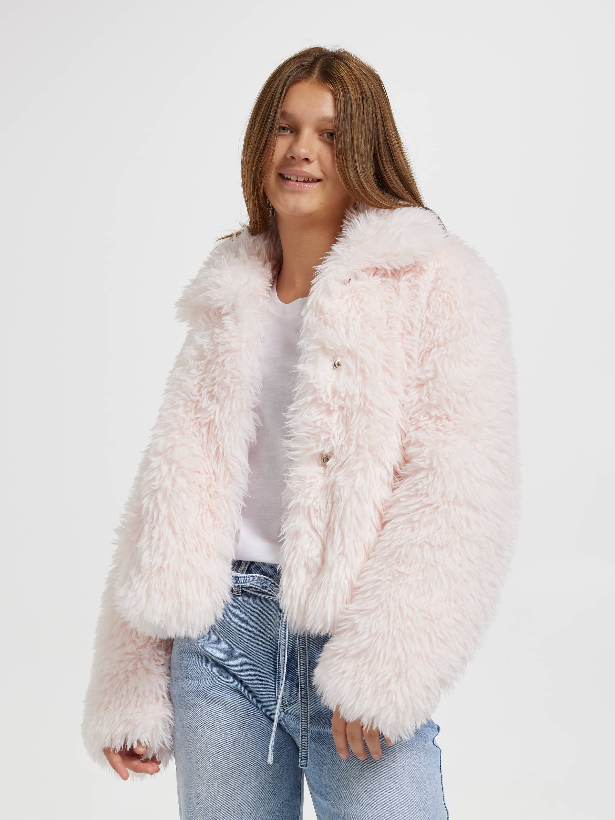 Girls Frankie Faux Fur Jacket