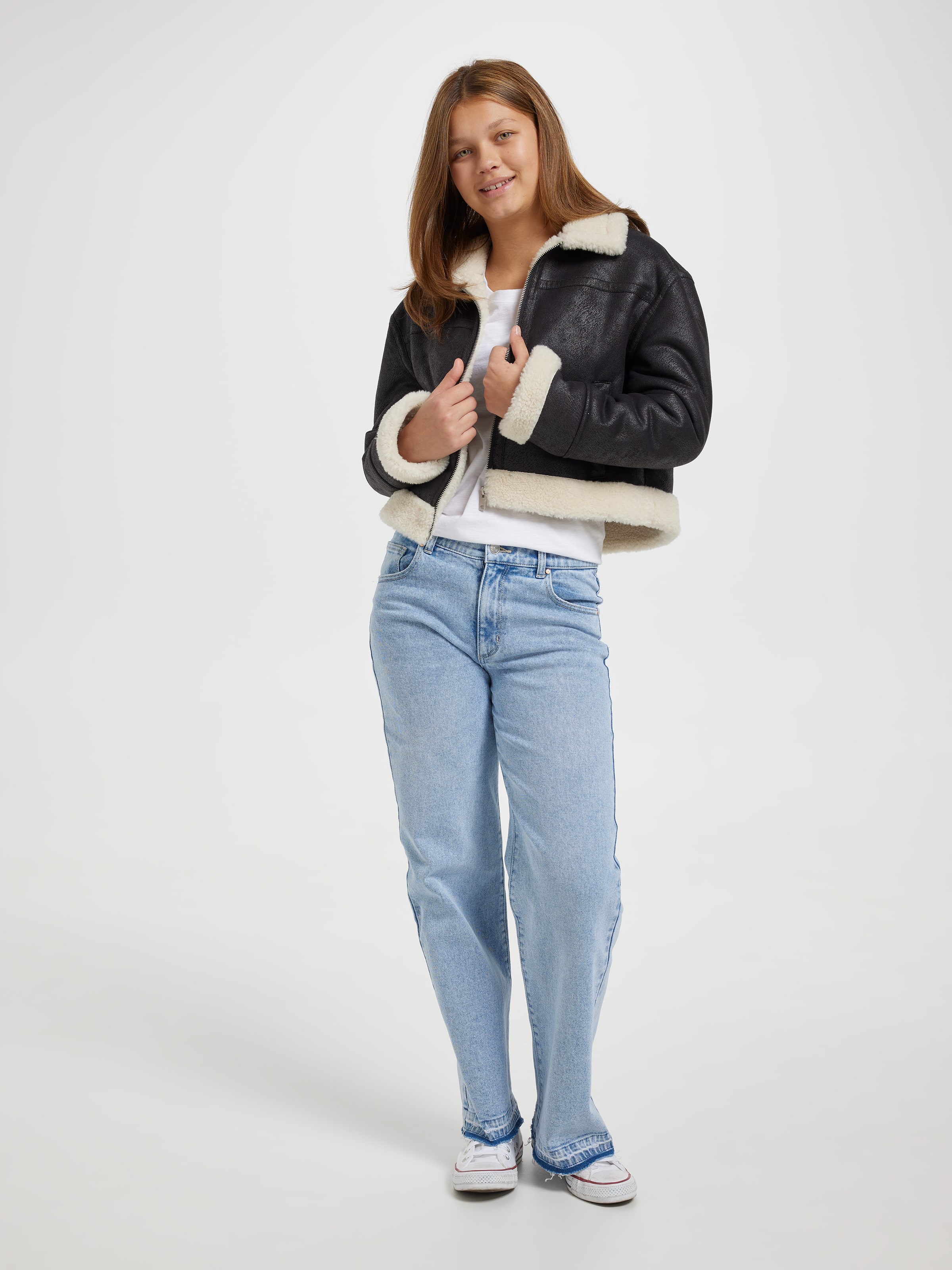 Girls Asha Aviator Jacket