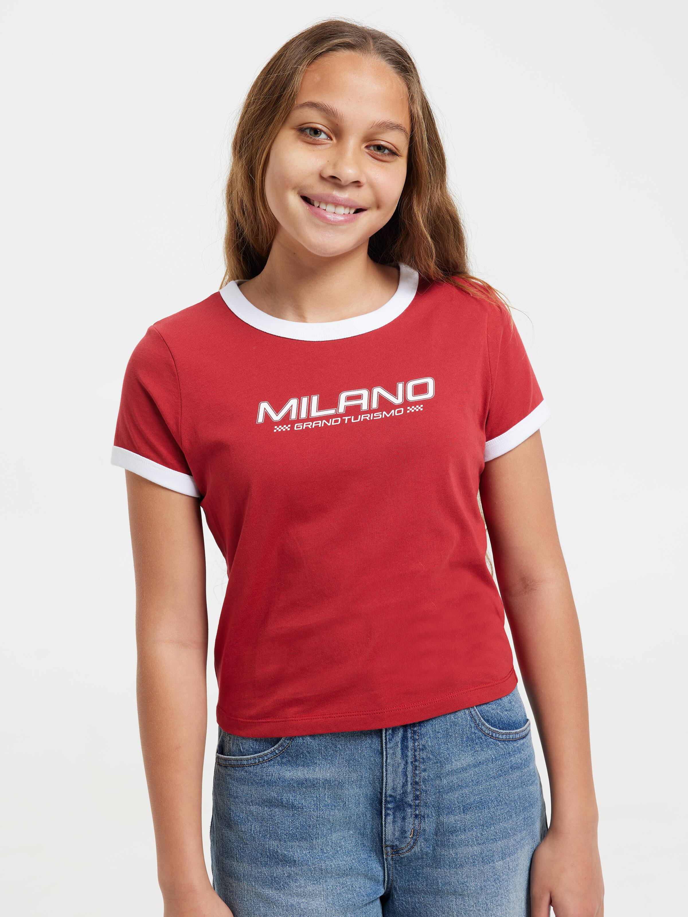 Girls Milano Soccer Tee
