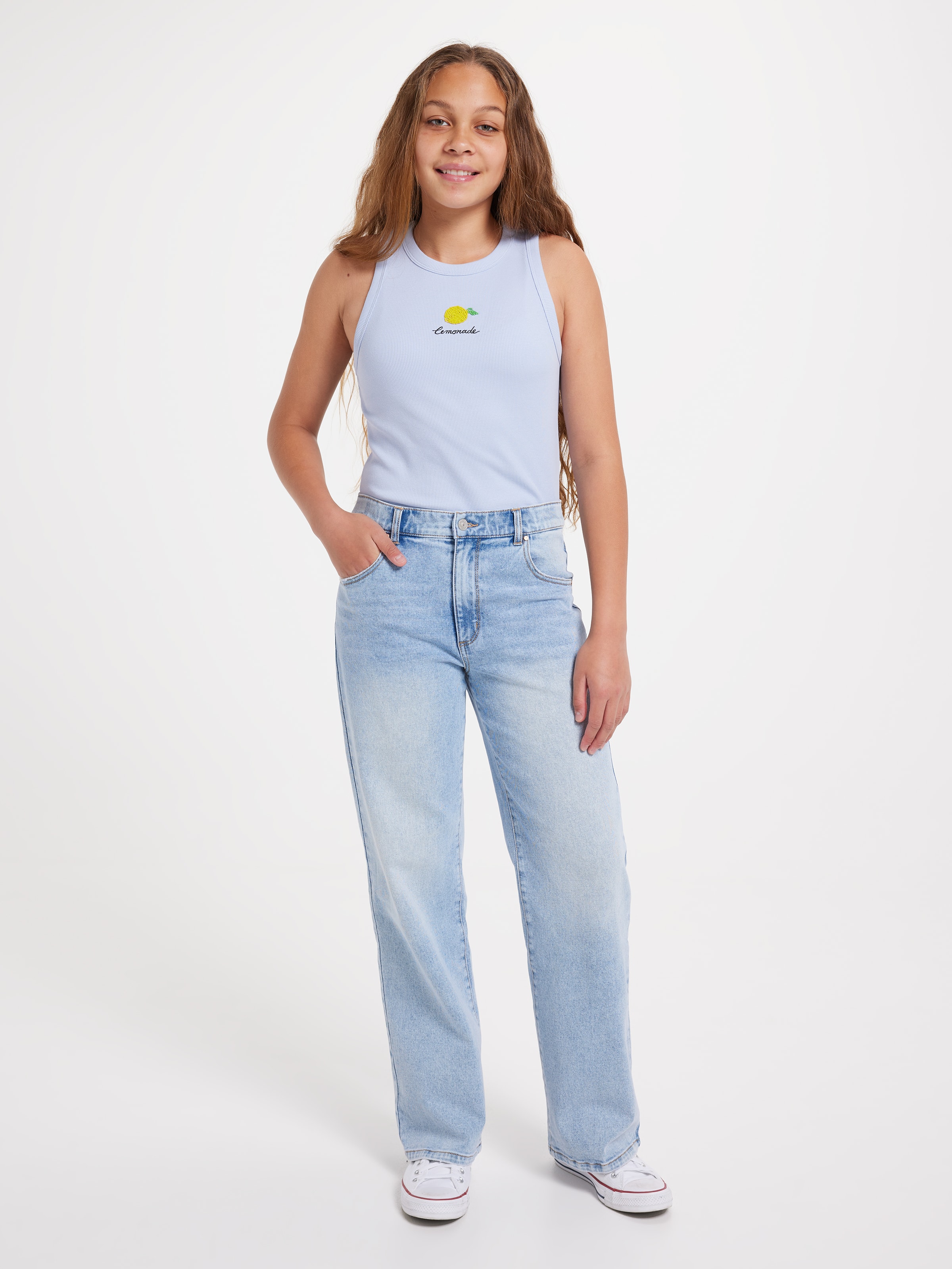 Girls Rebecca Rib Tank