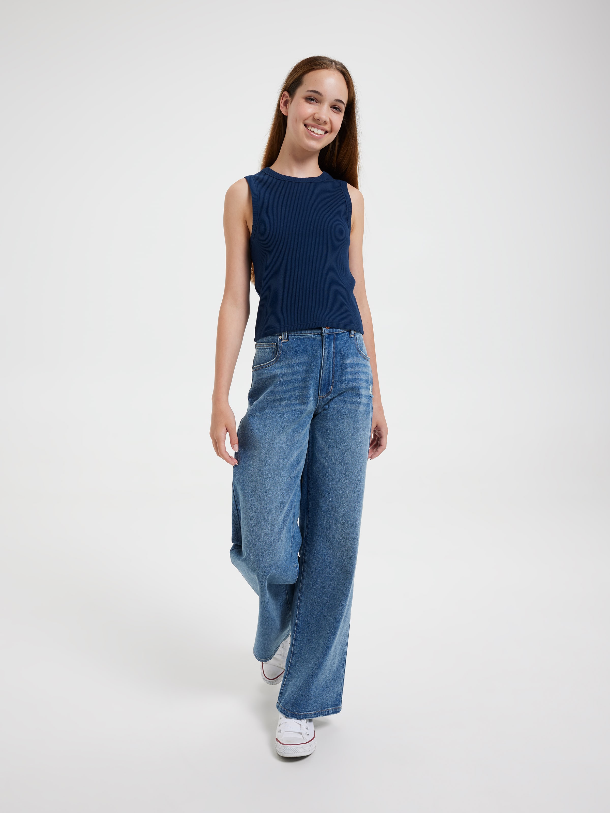 Girls Rebecca Rib Tank