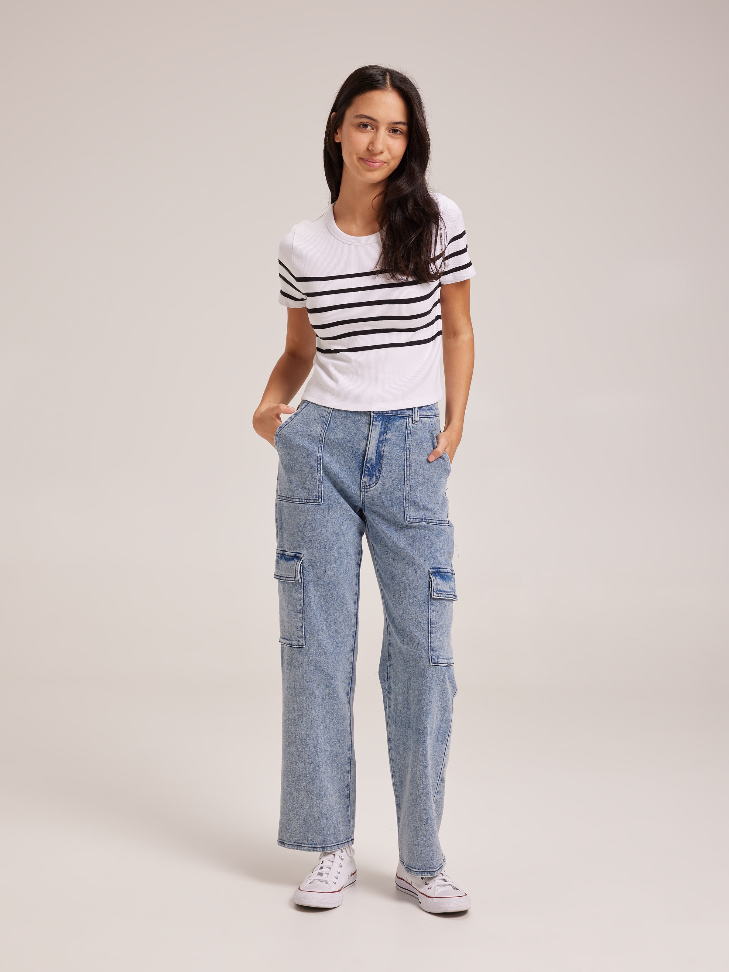 Girls Hannah Rib Tee