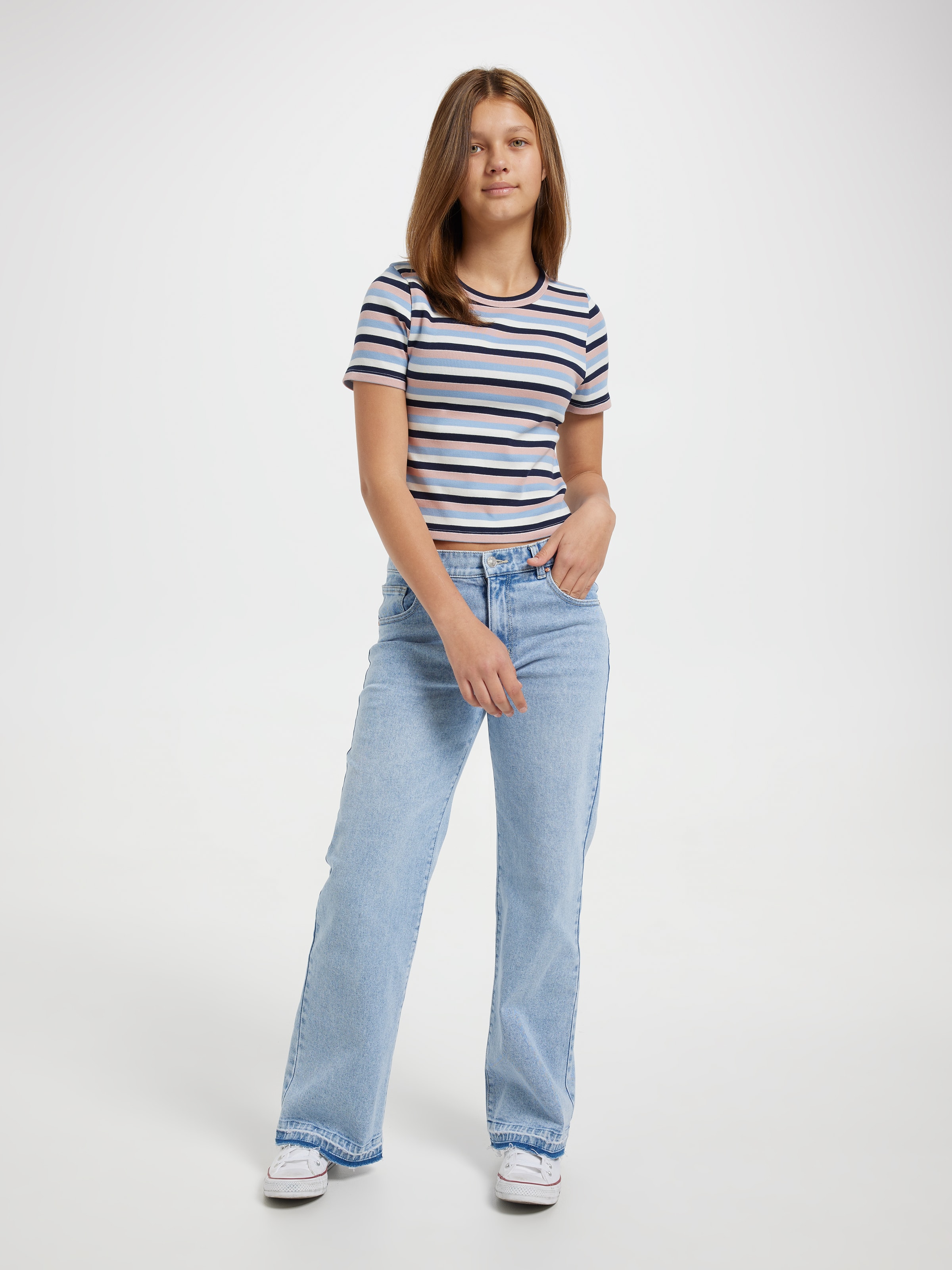 Girls Hannah Rib Tee