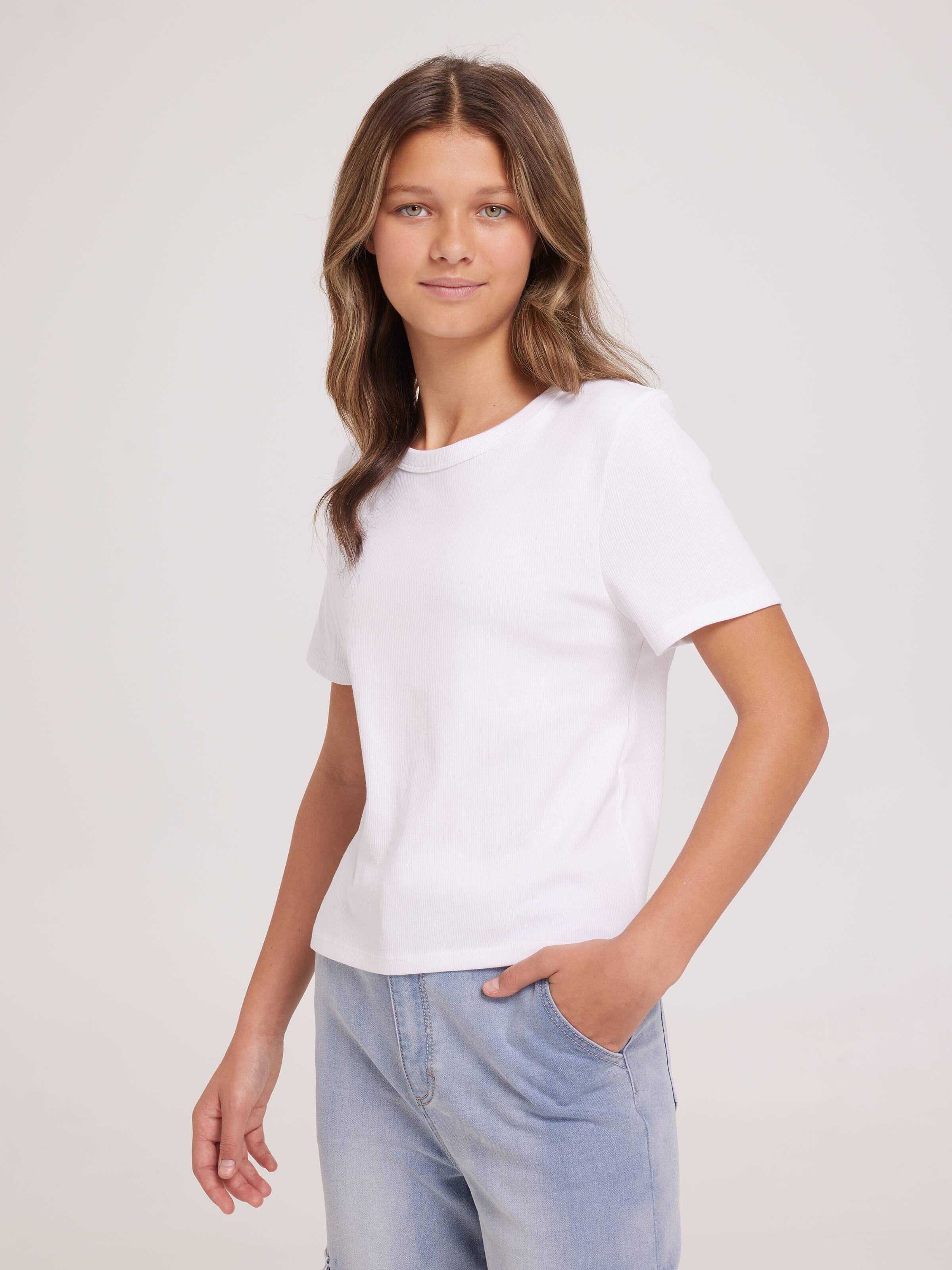 Girls Hannah Rib Tee