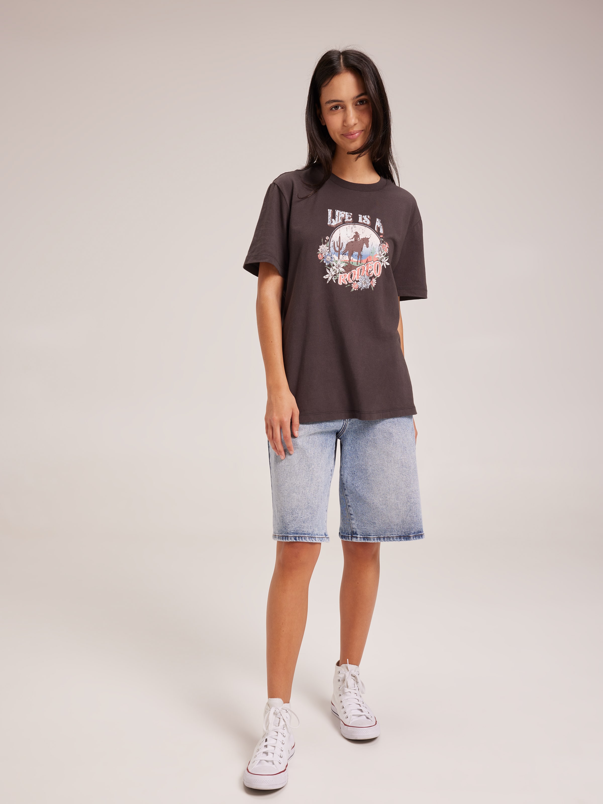 Girls Oversized Boyfriend Tee