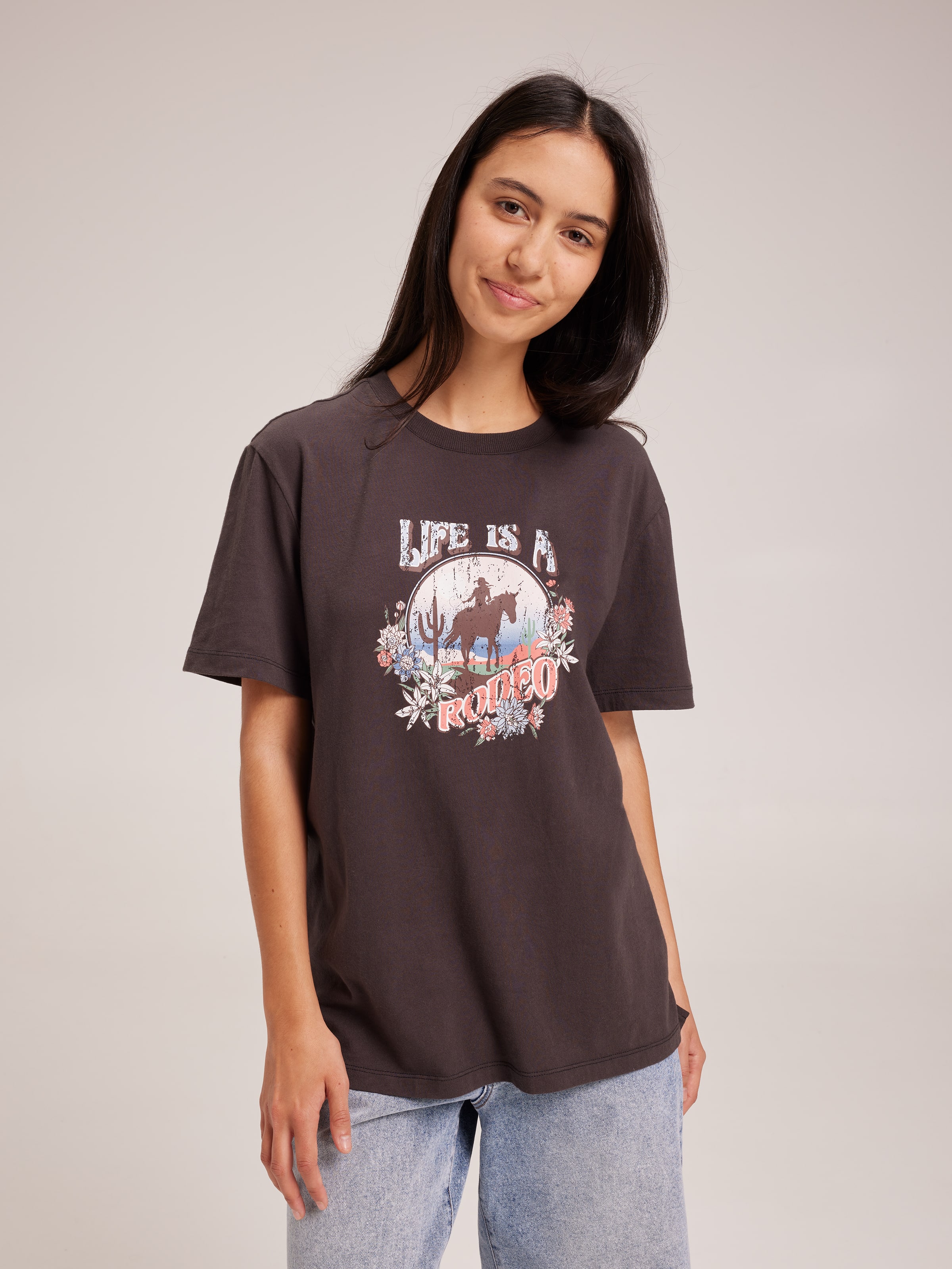 Girls Oversized Boyfriend Tee