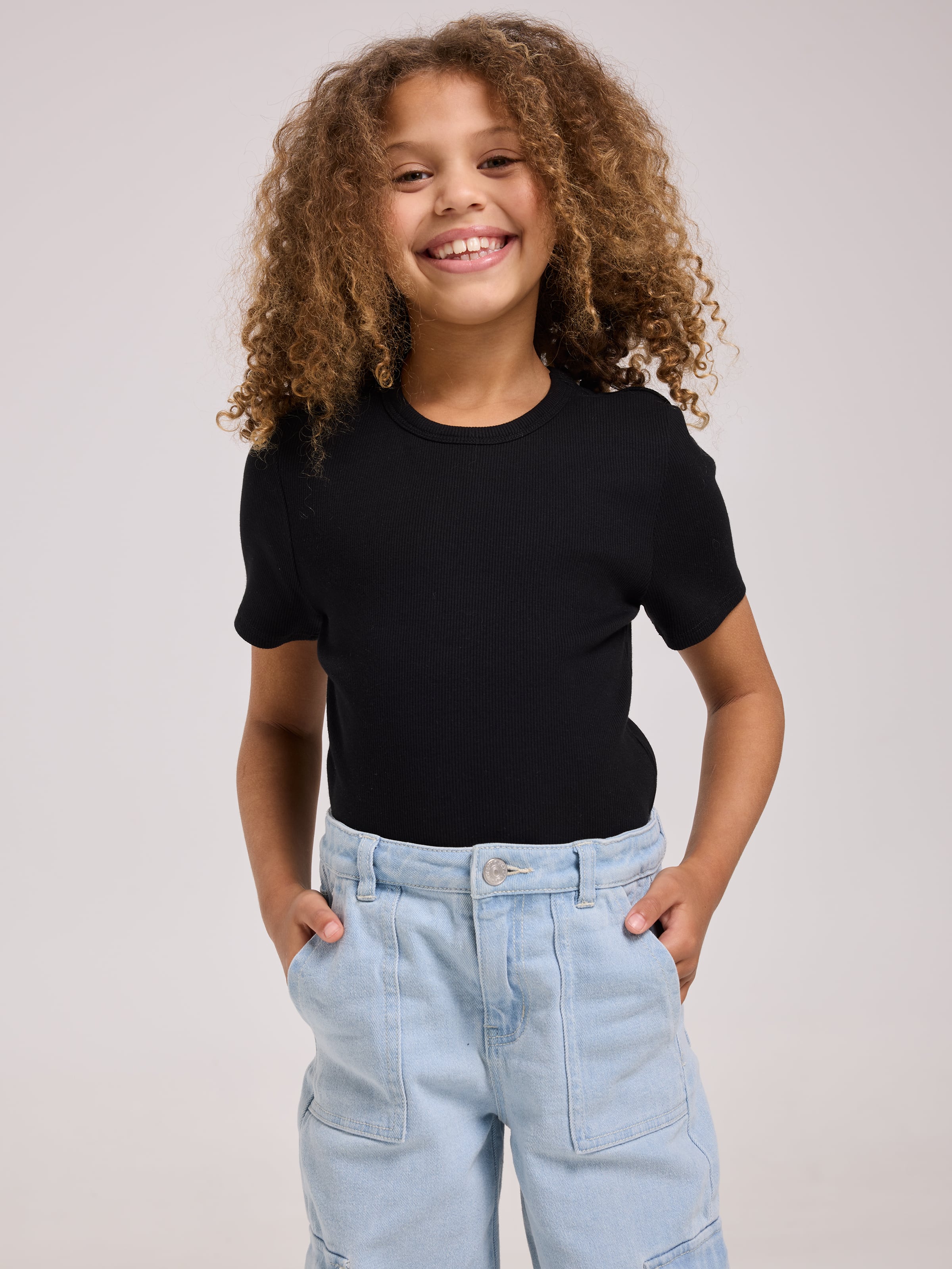 Junior Girls Hannah Rib Tee