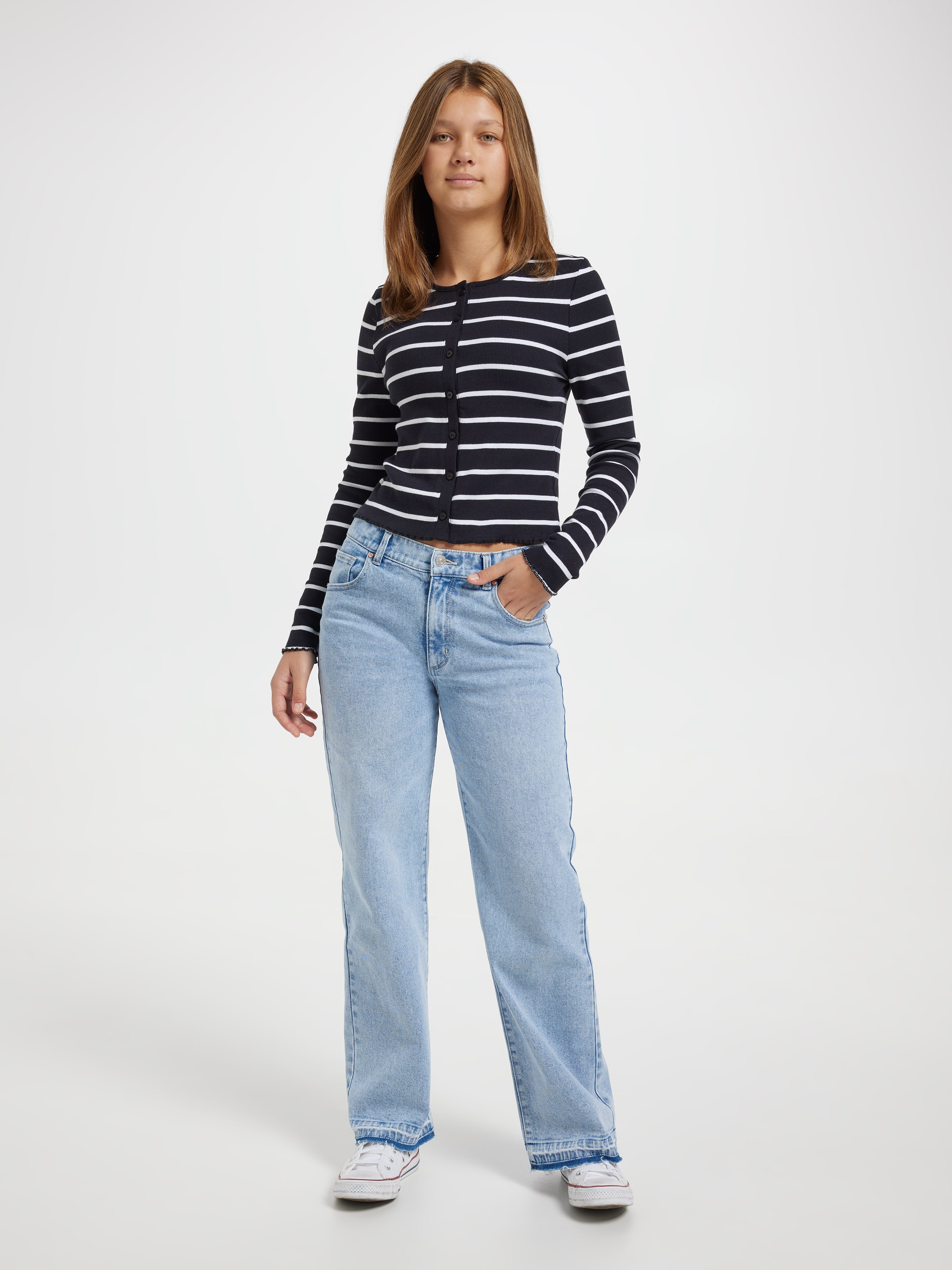 Girl Jasmine Button Down Cardi