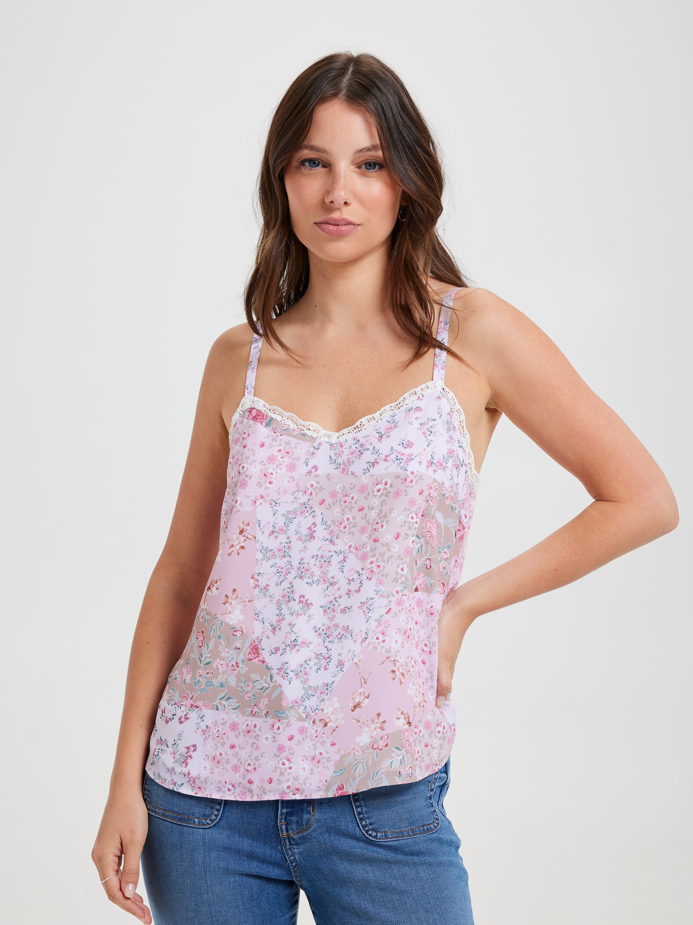 Olivia Lace Insert Cami