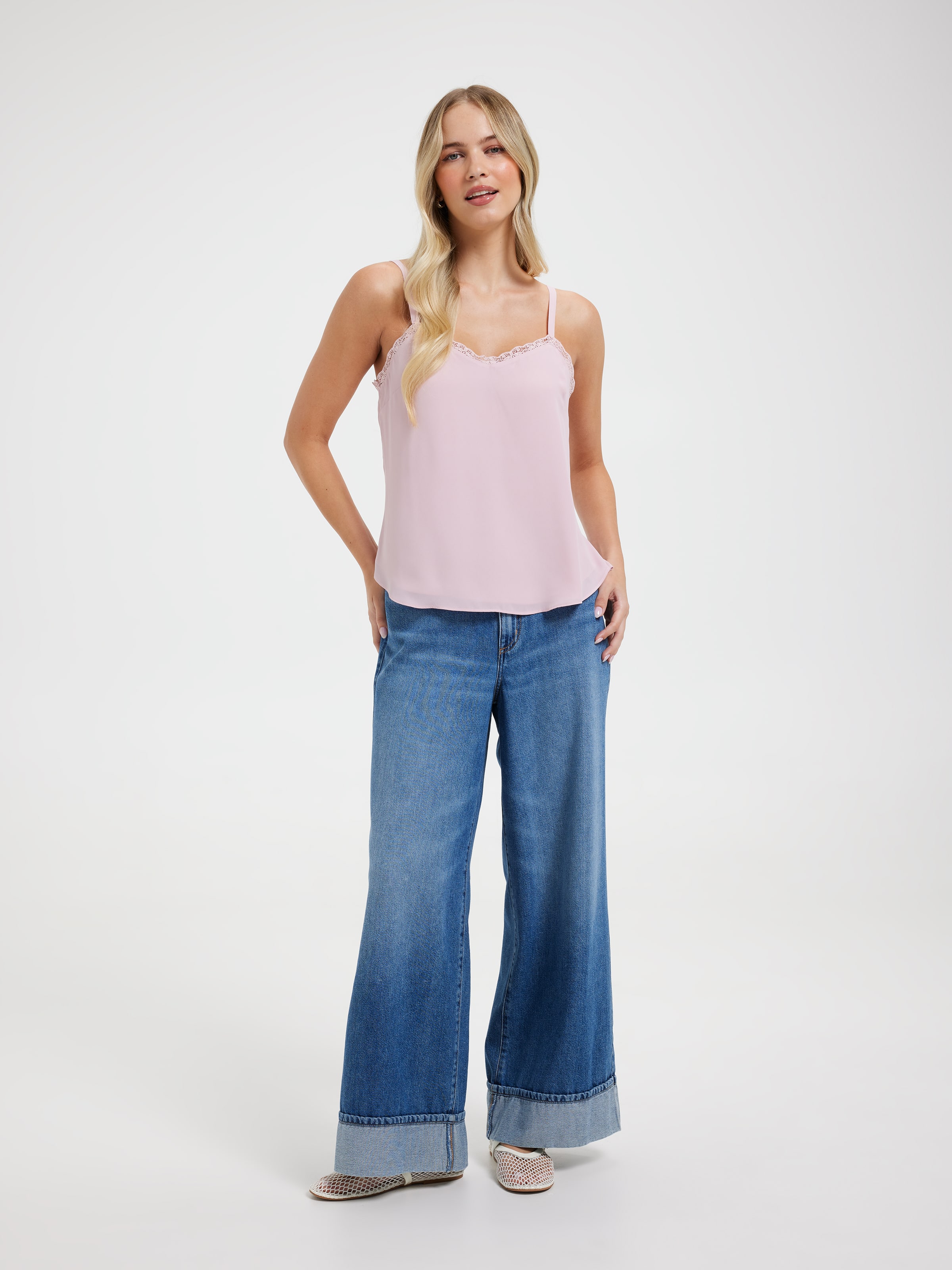 Olivia Lace Insert Cami