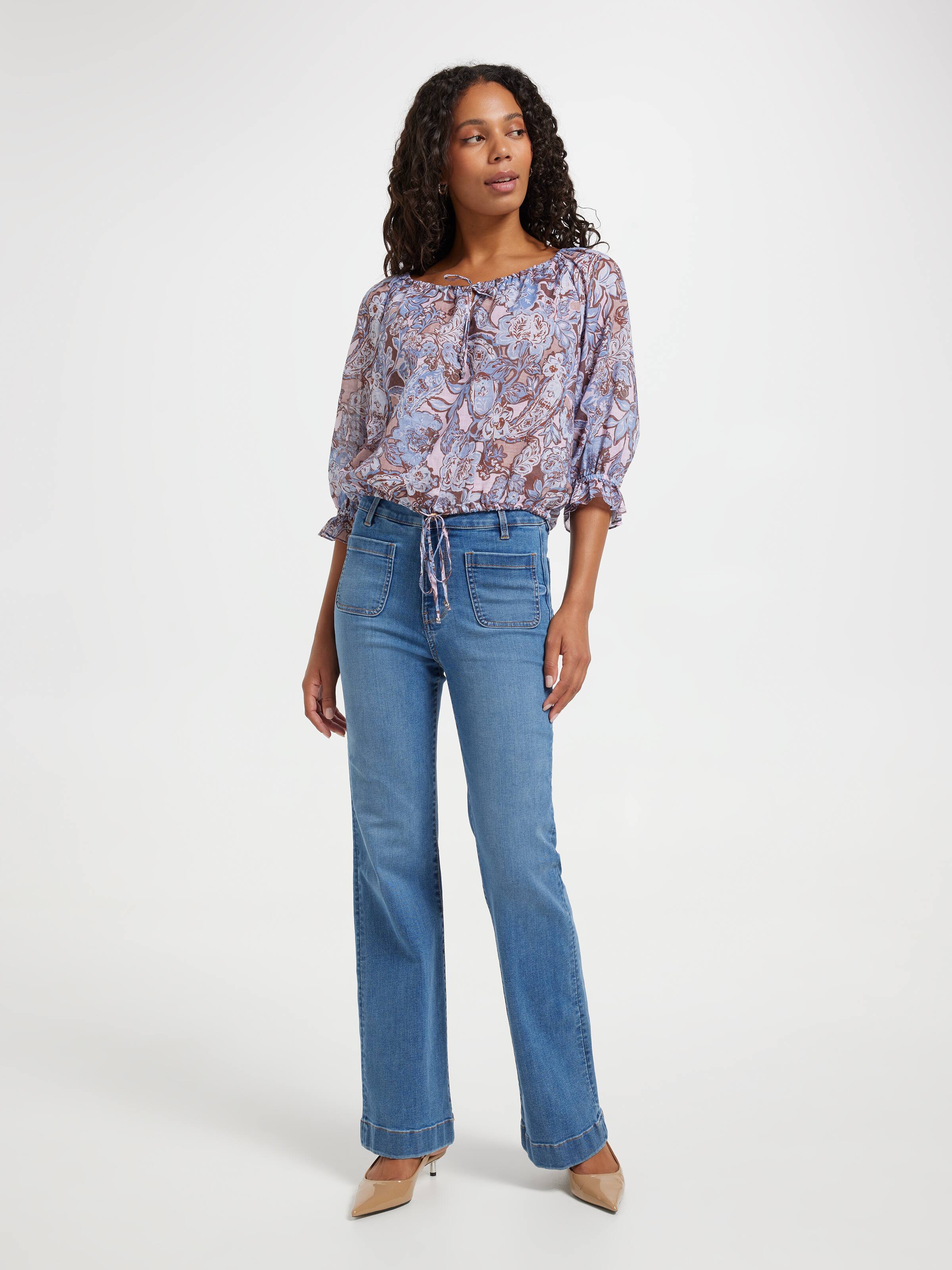 Phoebe Bubble Hem Top