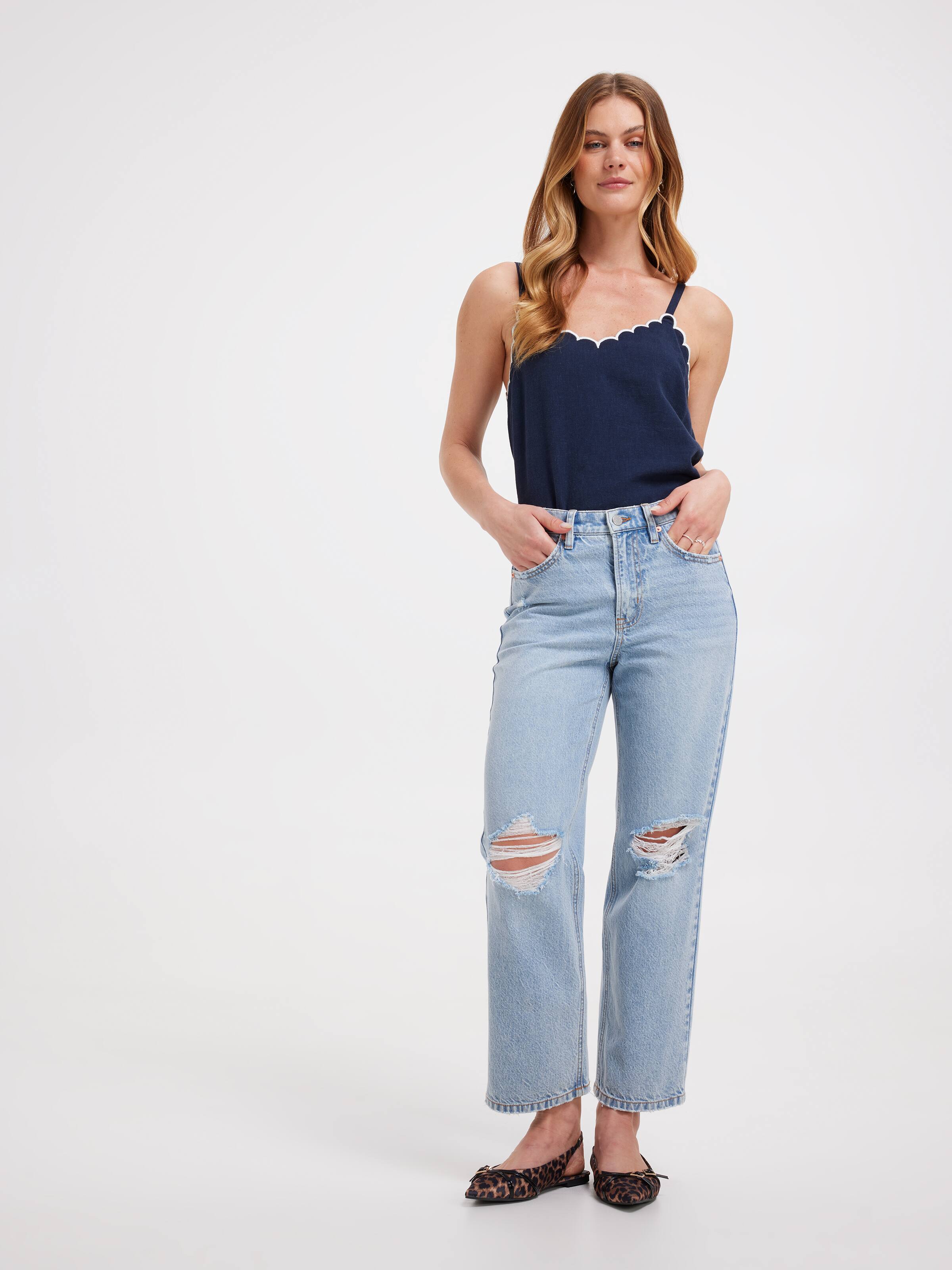 Sally Scallop Trim Cami