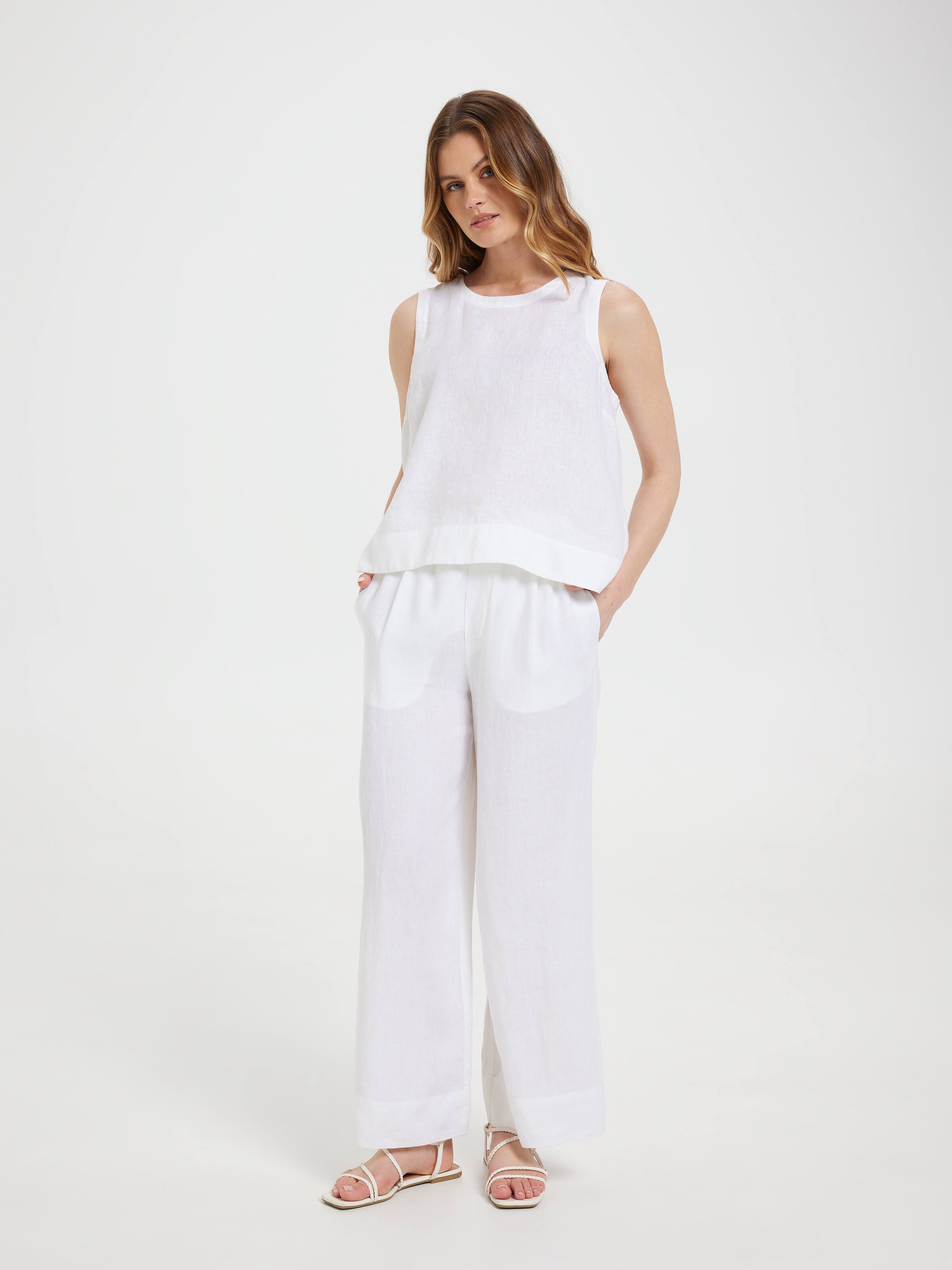 Kya Button Back Tank