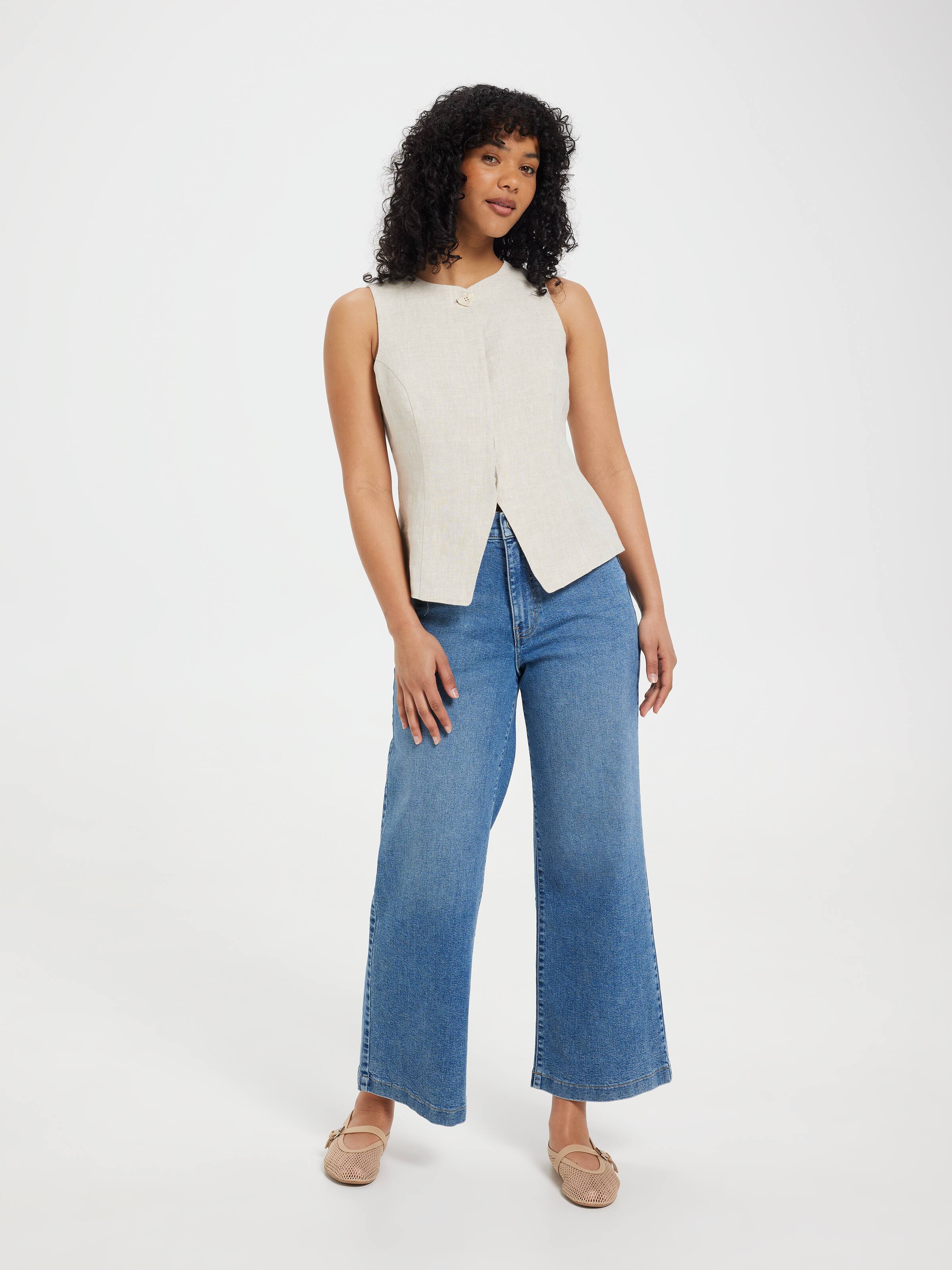 Frida High Neck Vest