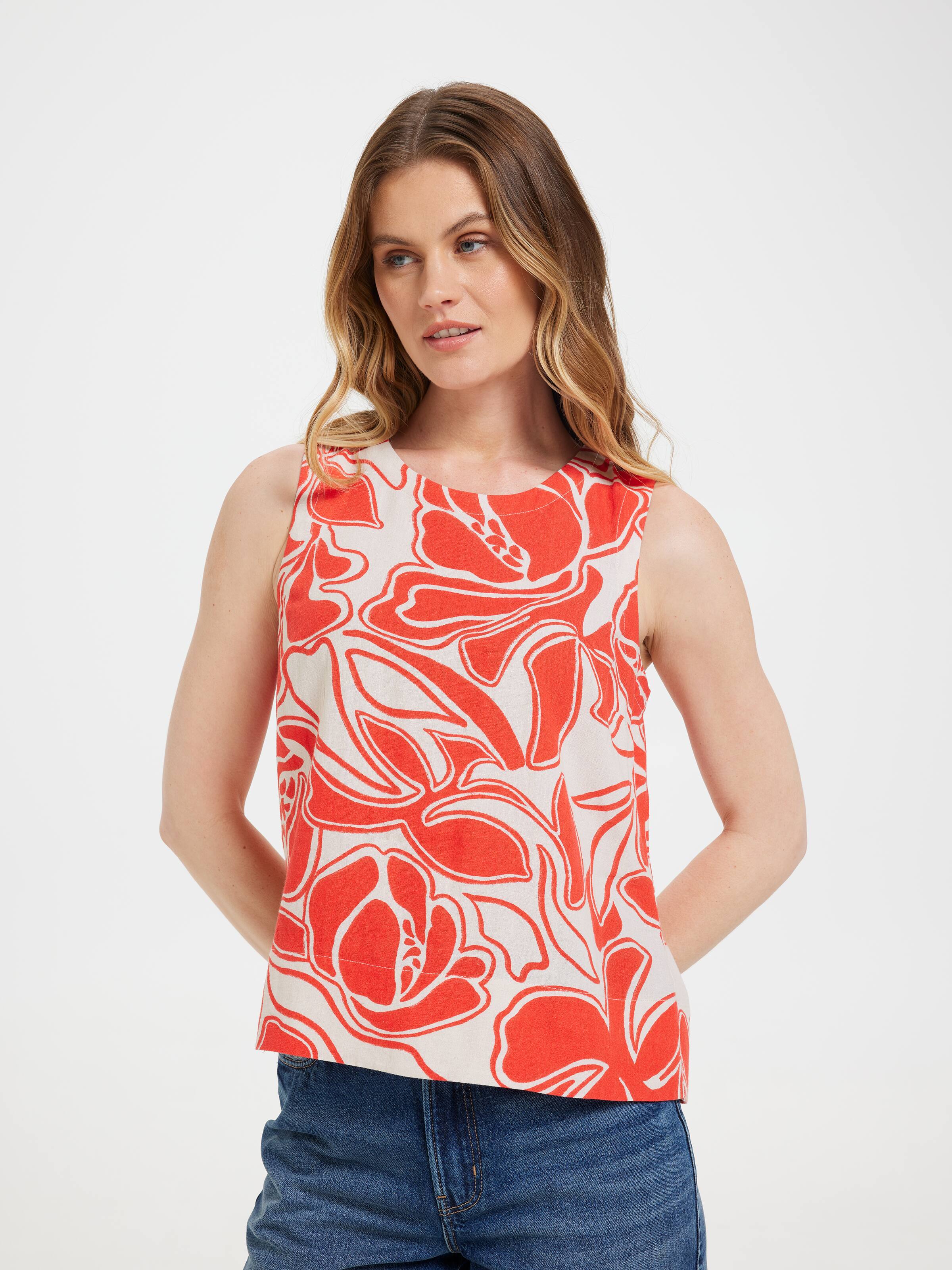 Rhi Pleat Back Tank