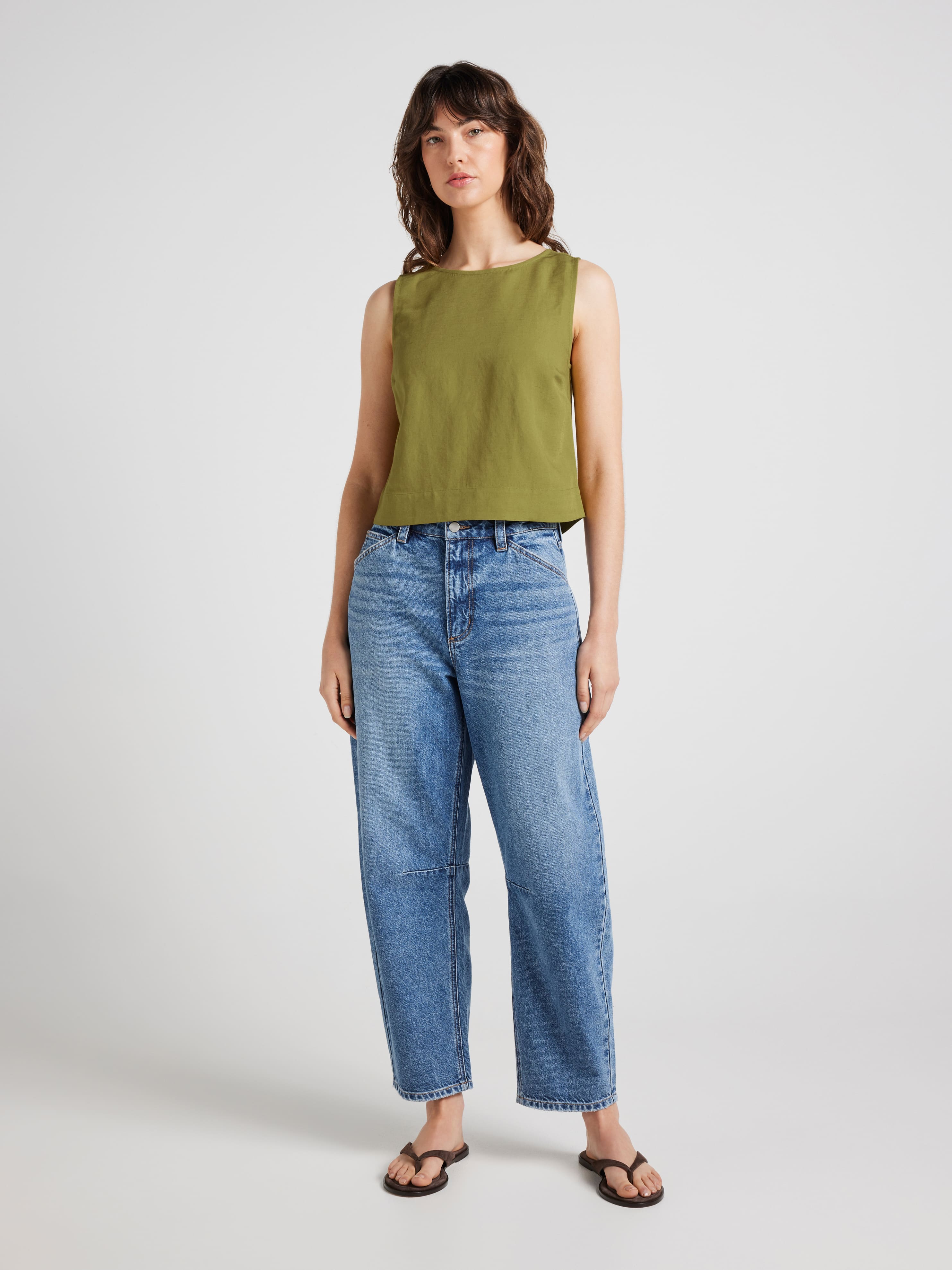 Shona Boat Neck Tank