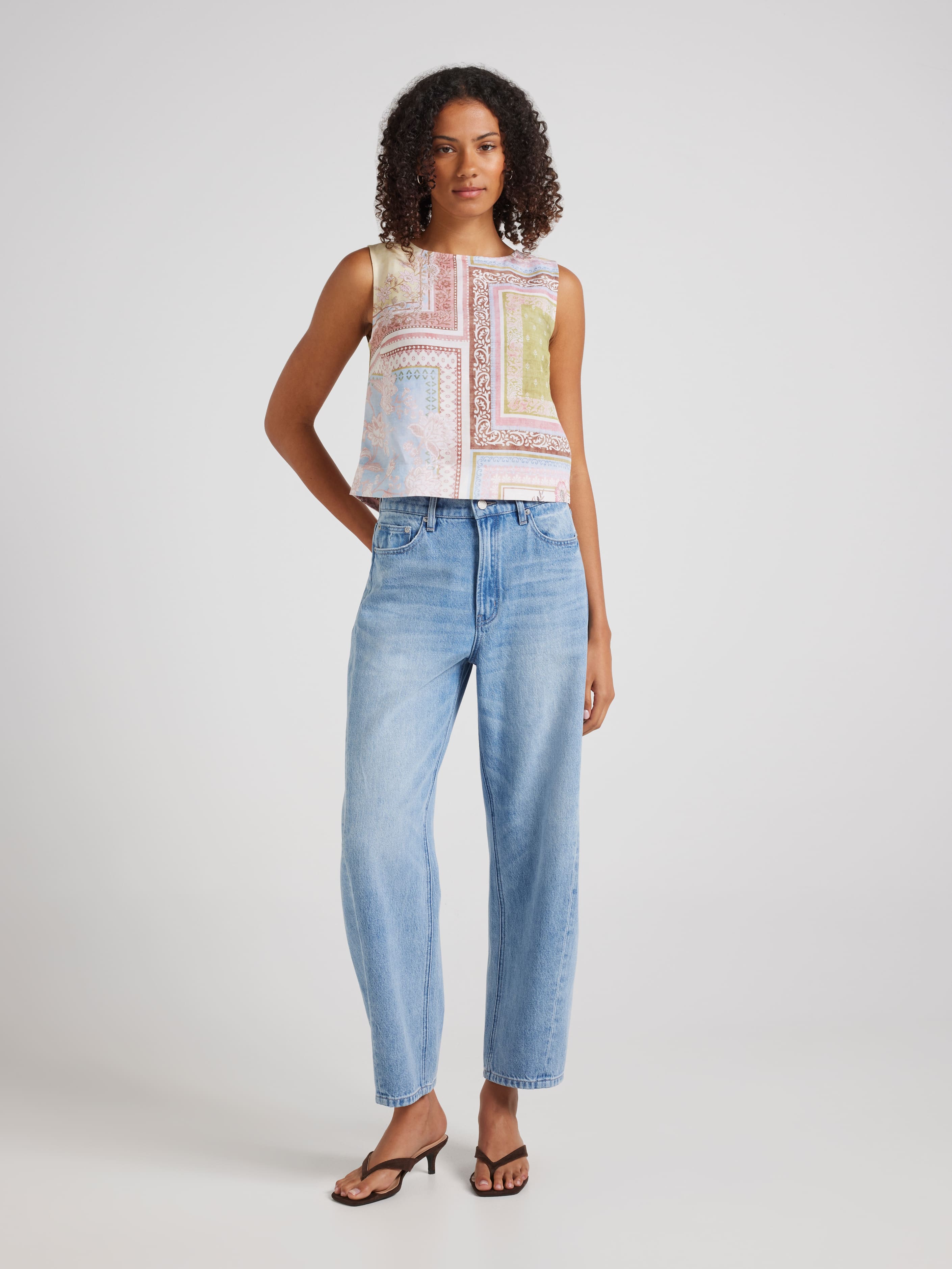 Shona Boat Neck Tank