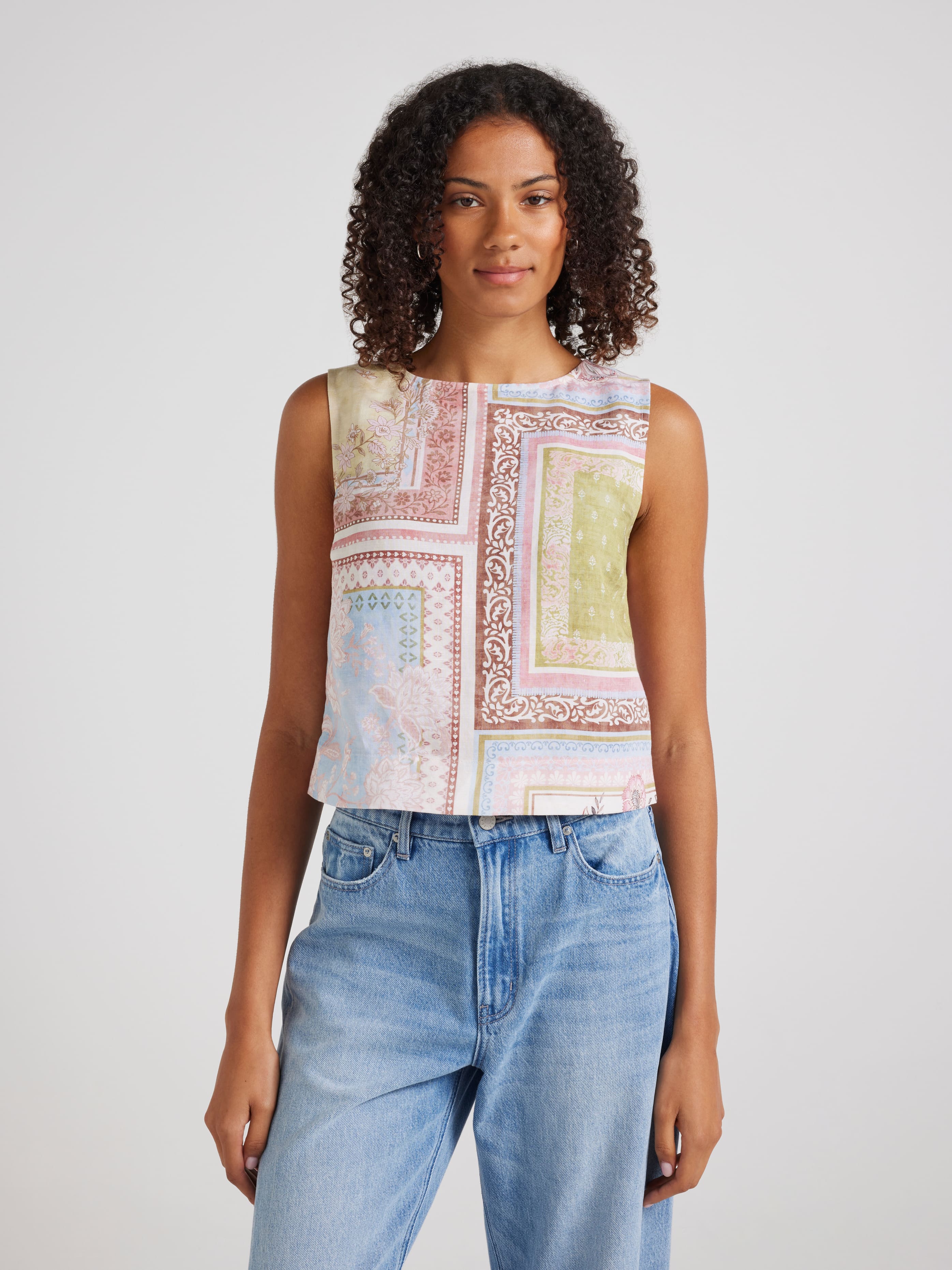 Shona Boat Neck Tank