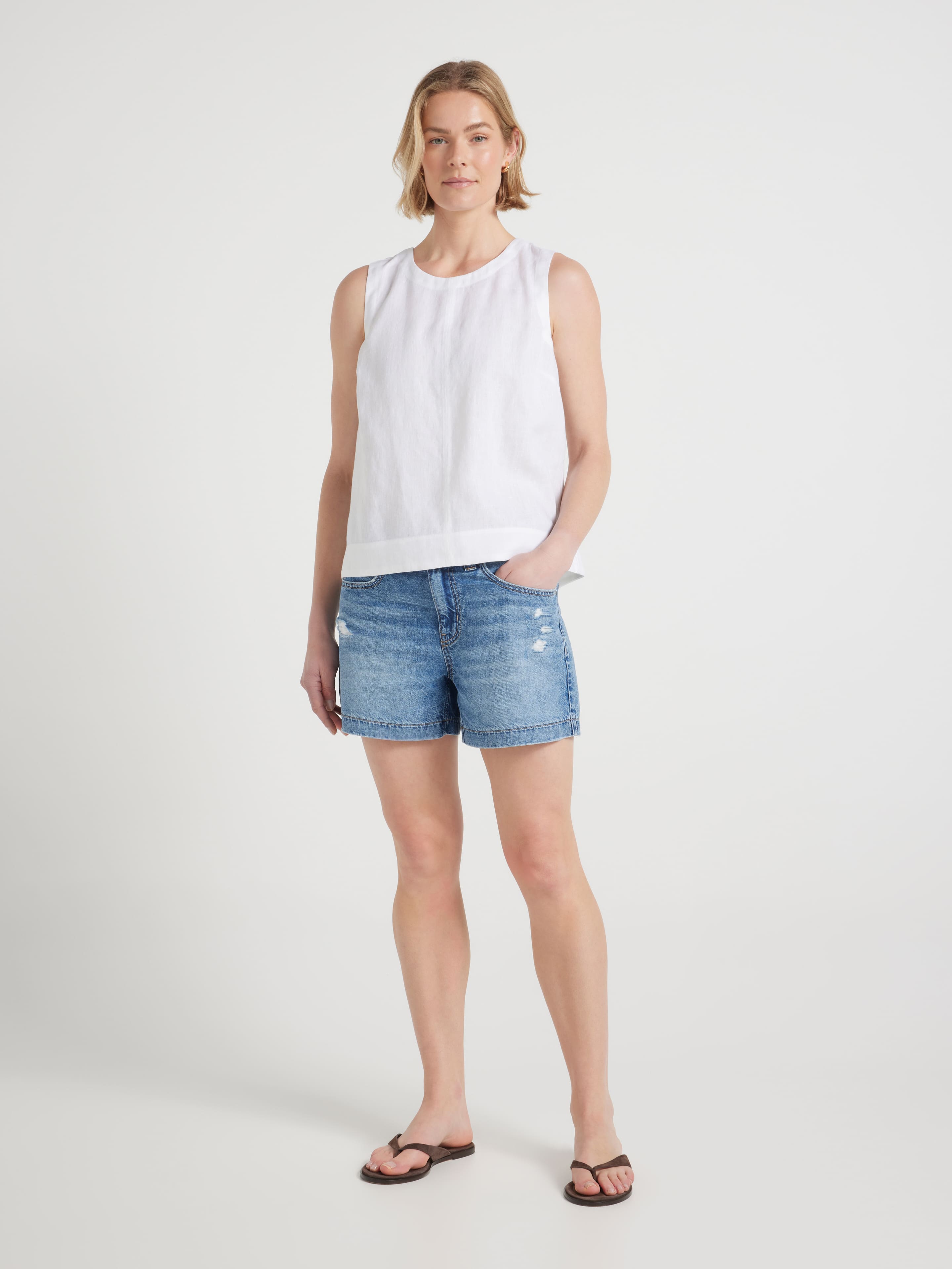 Candice Linen Tank